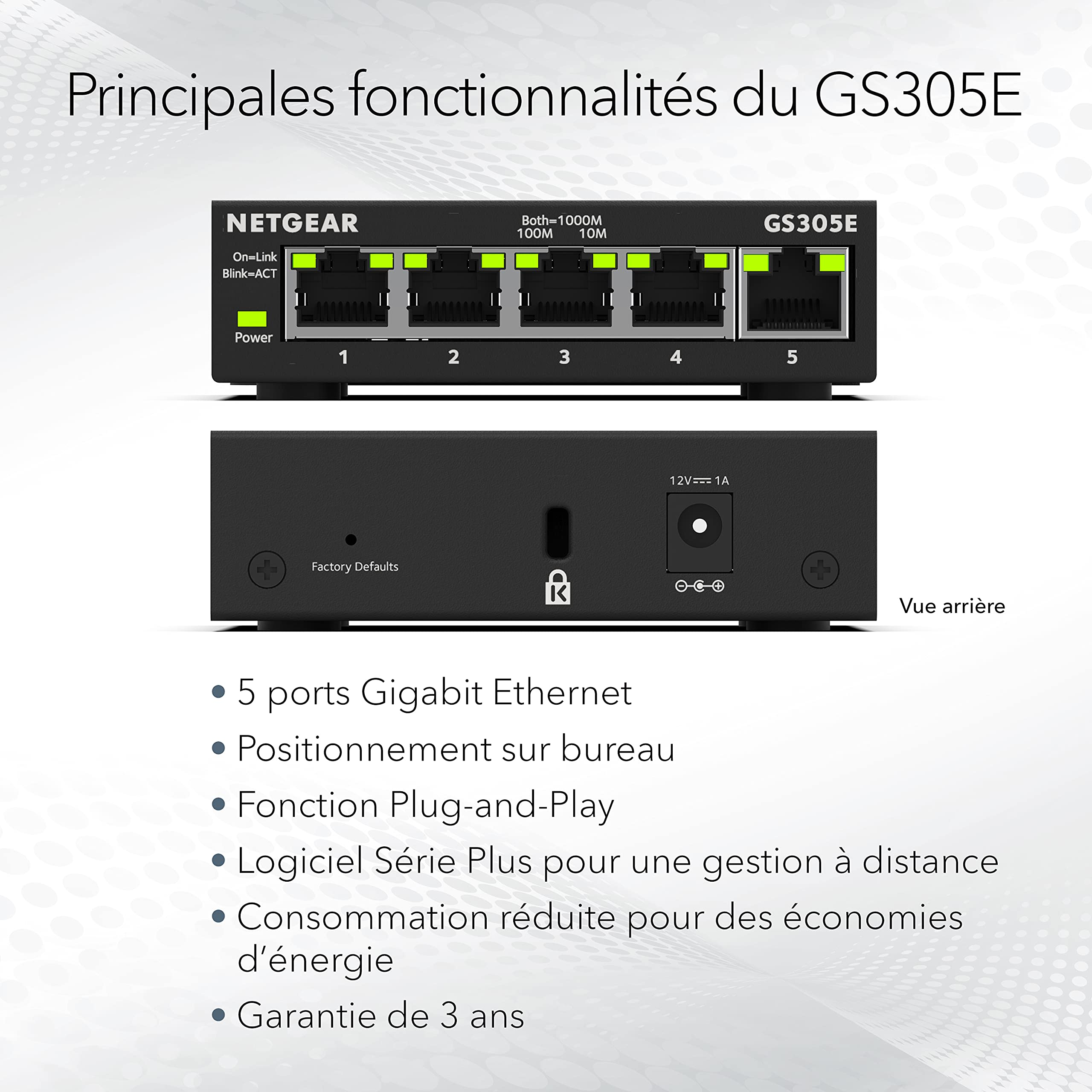 5-PORT Gigabit Ethernet Switch