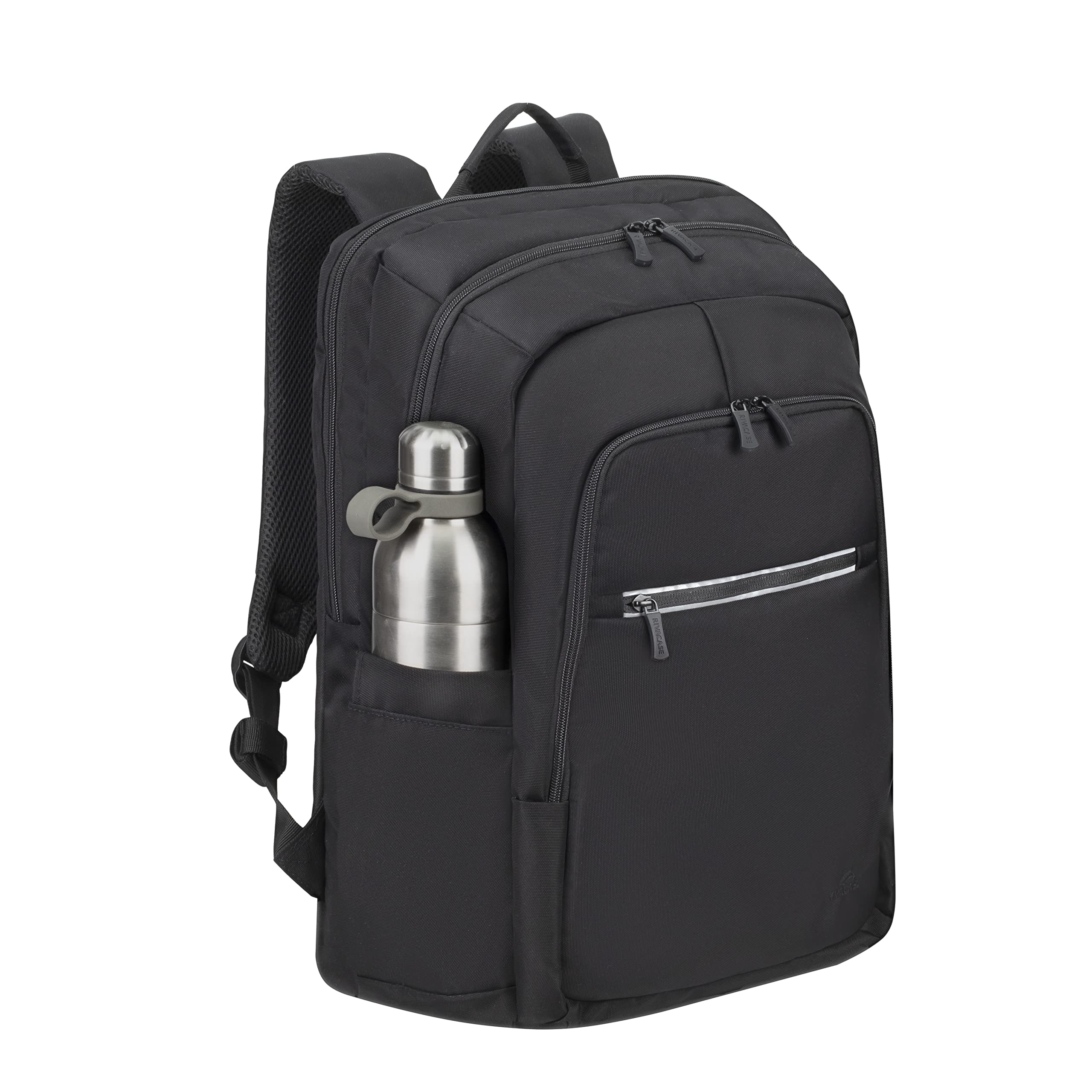 Sac à dos 17,3" Bande réfléchissante Polyester ECO noir dépe