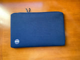PORT DESIGNS Trendy Cotton Neoprene Laptop 13p-14p Sleeve L-shaped opening for easy access Stretchy cotton neoprene material Blue