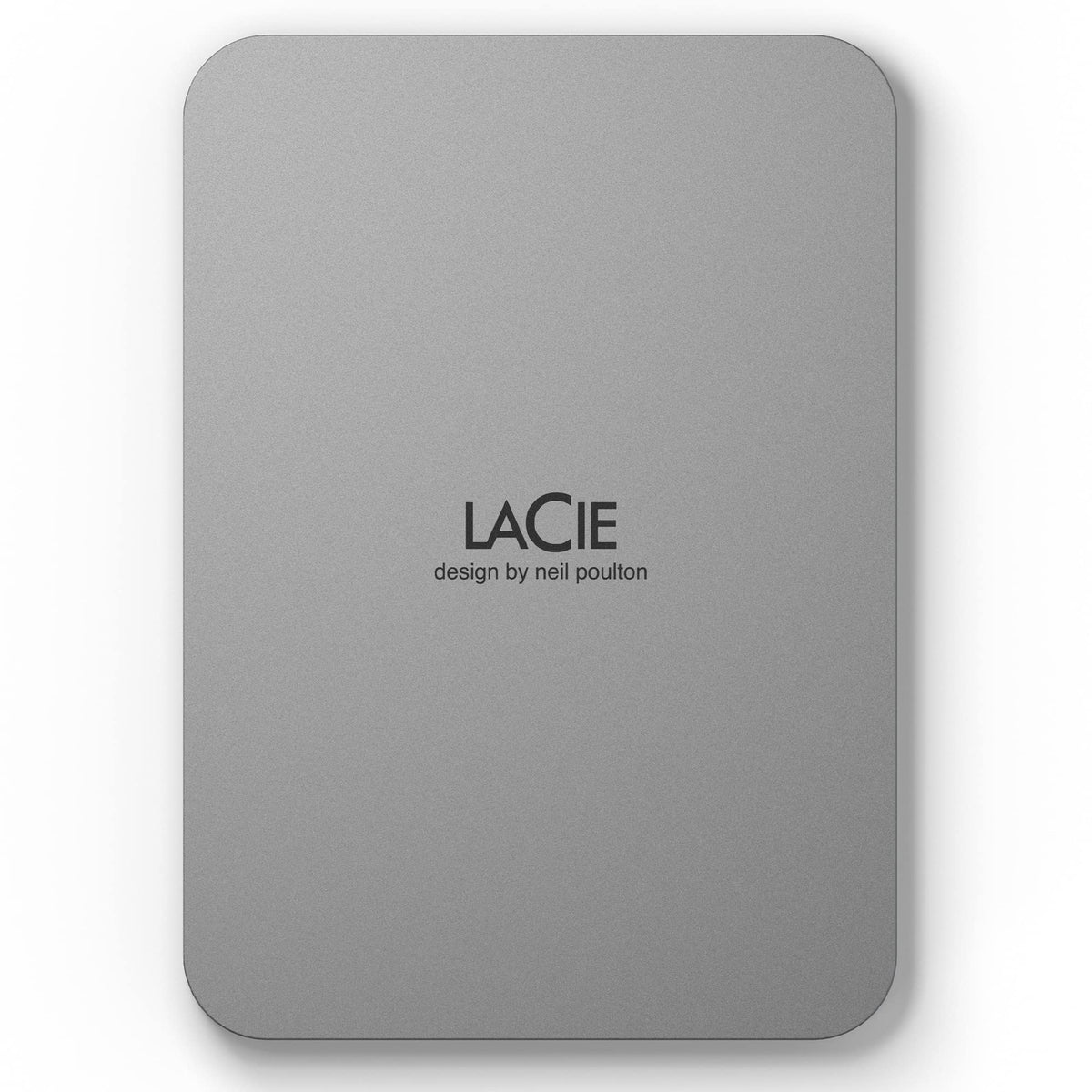 LACIE Mobile Drive HDD USB-C 1To 2.5p Moon Silver with USB-C cable