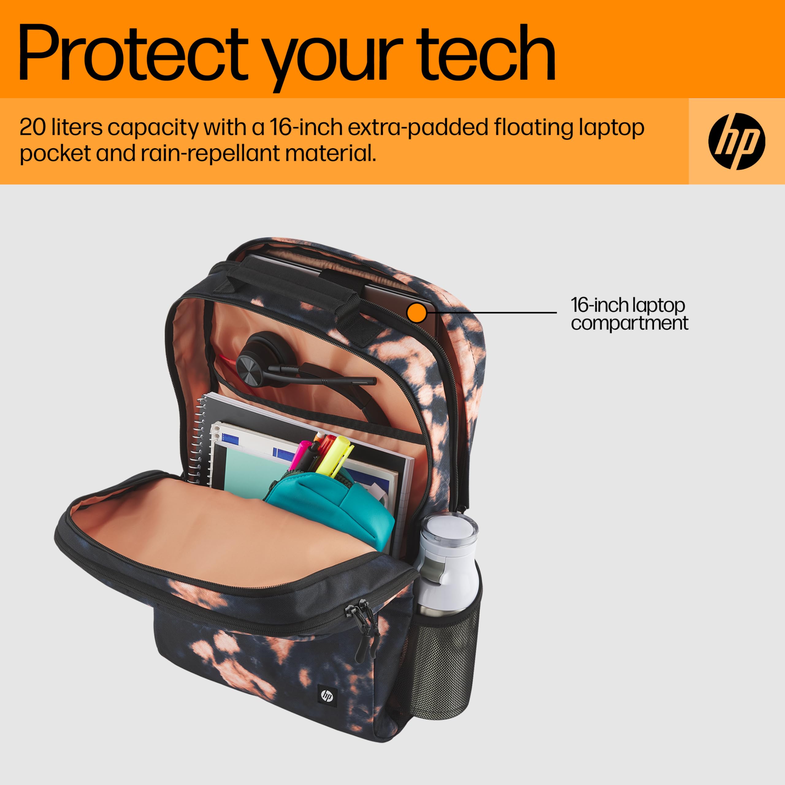 HP Campus XL Tie dye Backpack