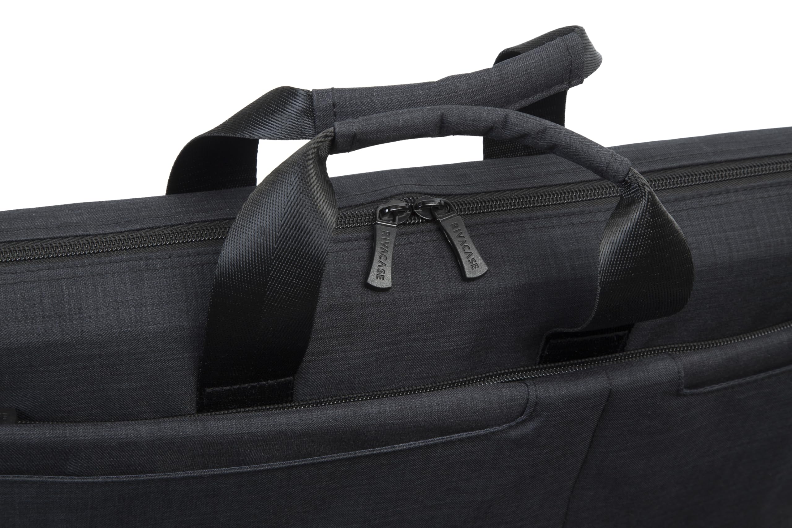 Sacoche business 5 poches 17.3", Polyester ECO  noir chambré