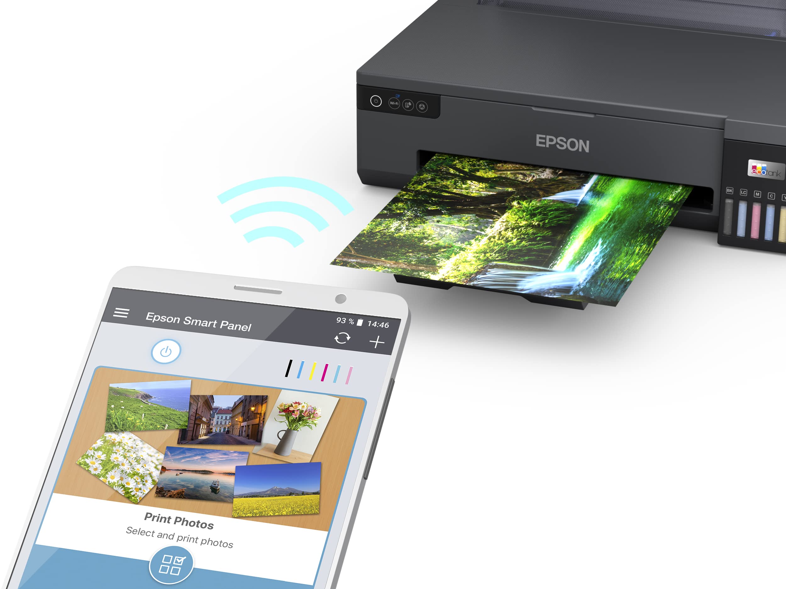 EPSON EcoTank ET-18100 Printer colour ink-jet refillable A3 5760x1440dpi 8ppm mono/8ppm colour capacity 80 sheets USB Wi-Fi