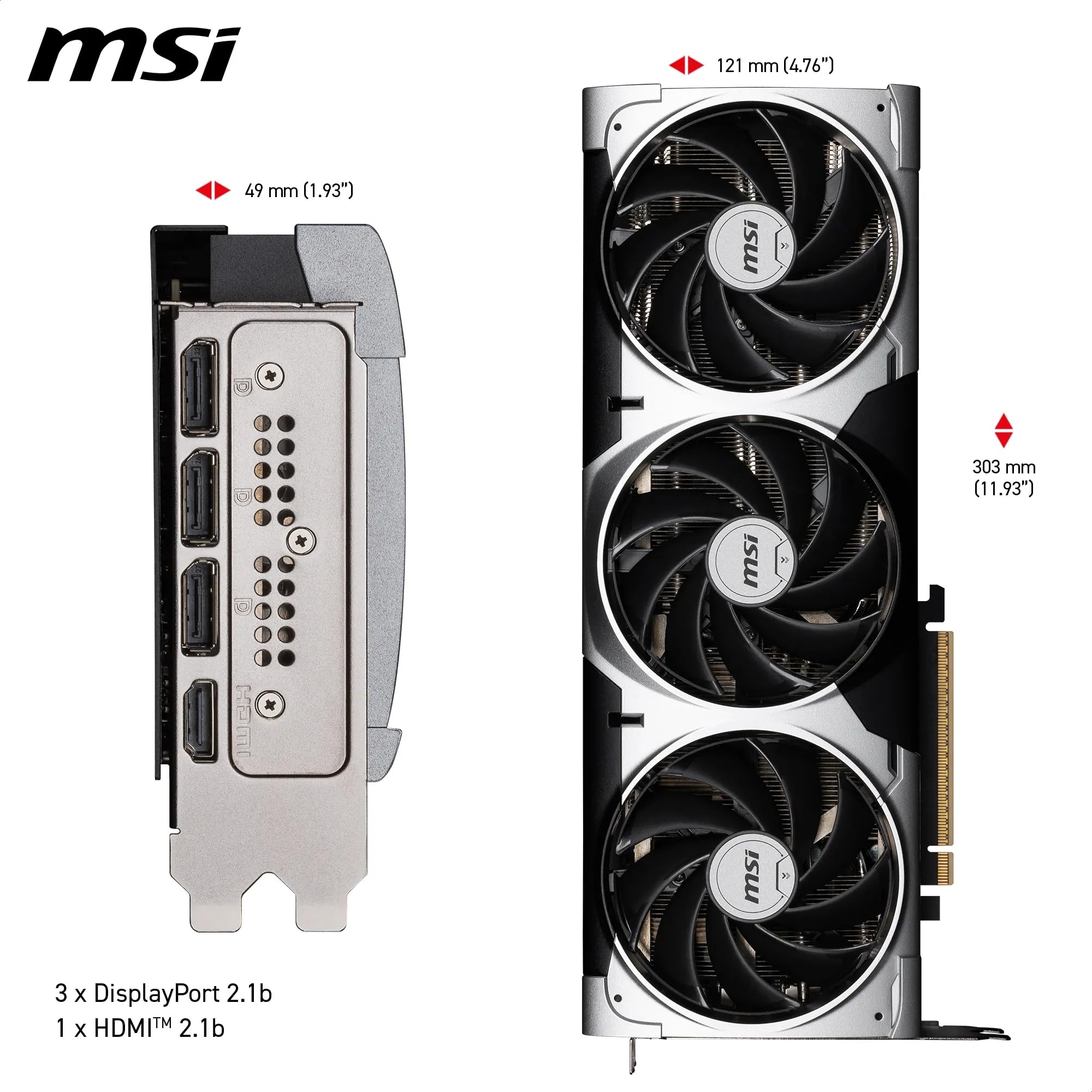MSI GeForce RTX 5080 16G VENTUS 3X OC DLSS 4