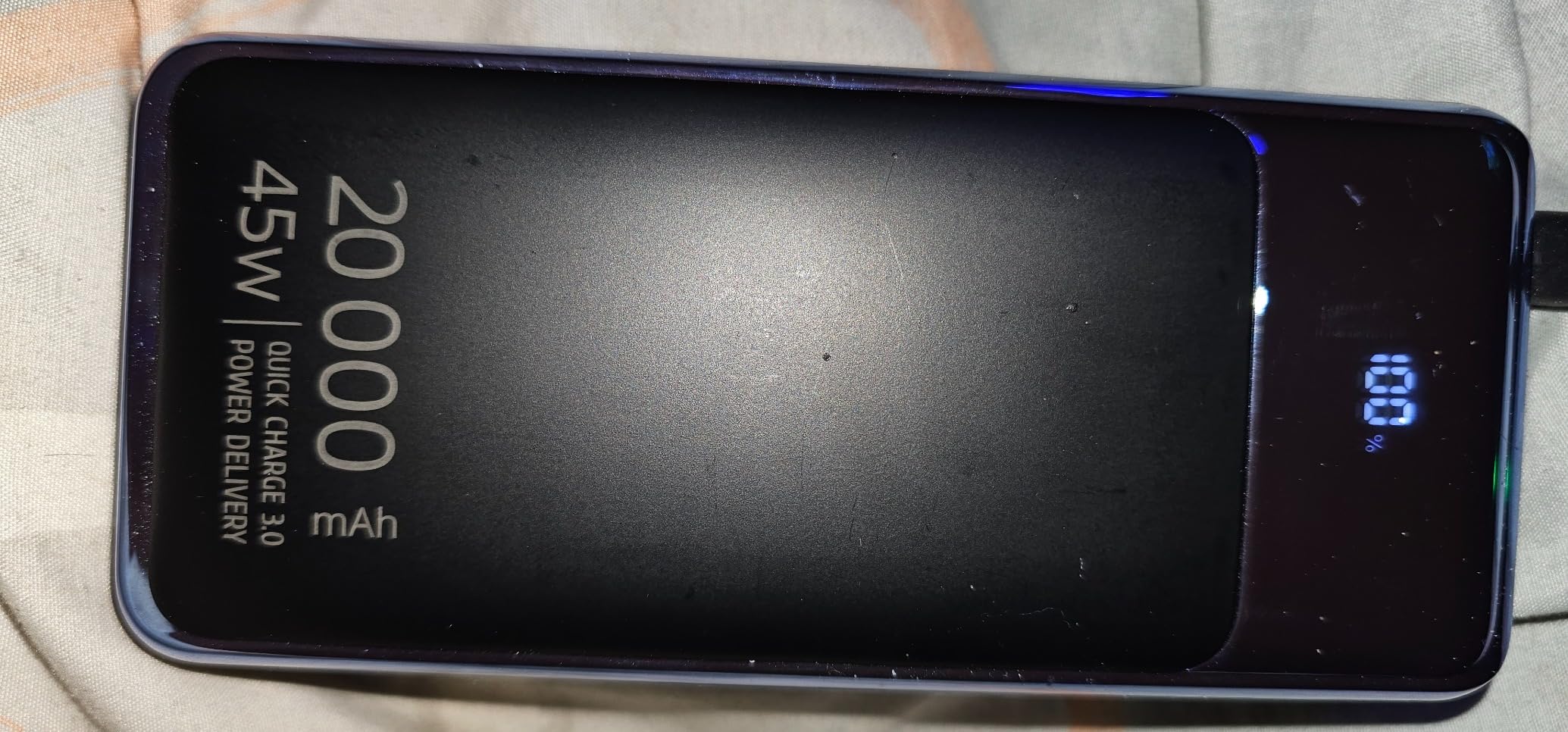 Powerbank 20000mAh pour laptop 45W charge ultra rapide power
