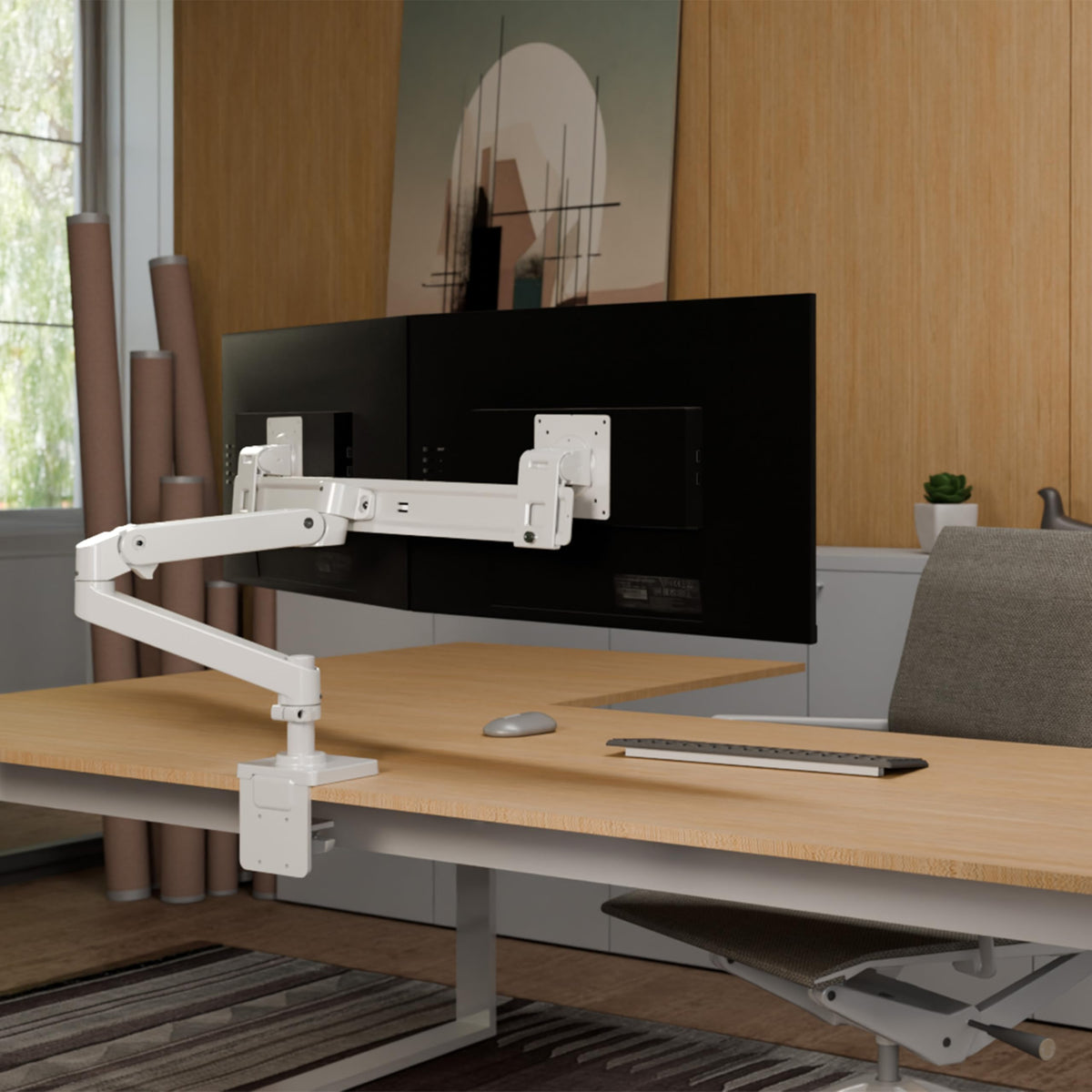 LX PRO ARM DUAL DIRECT DESK MOUNT
