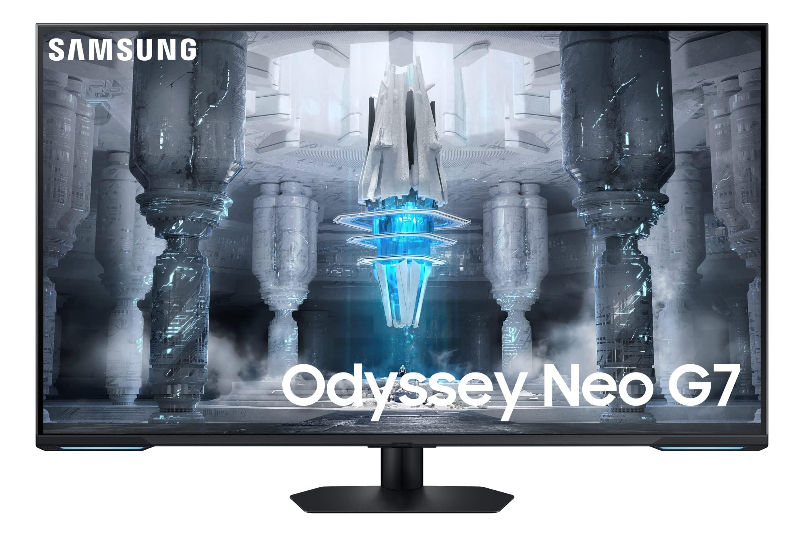 "Samsung Odyssey Neo G7 écran plat de PC 109,2 cm (43"") 3840 x 2160 pixels 4K Ultra HD LED Blanc"