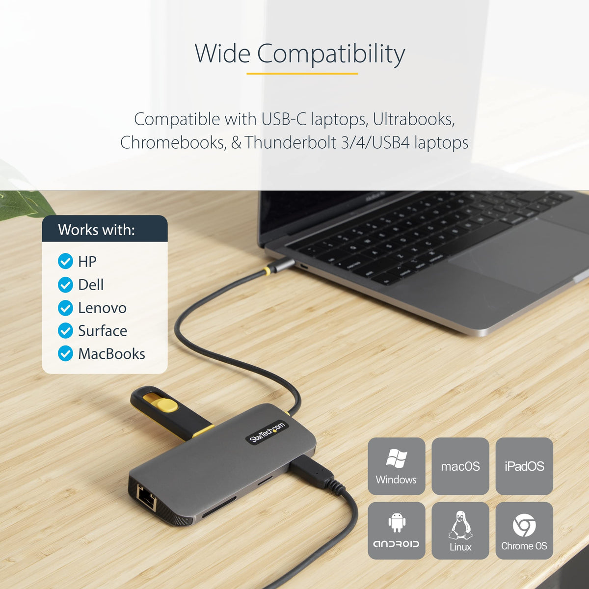 USB C Multiport Adpt 4K 60Hz HDMI PD