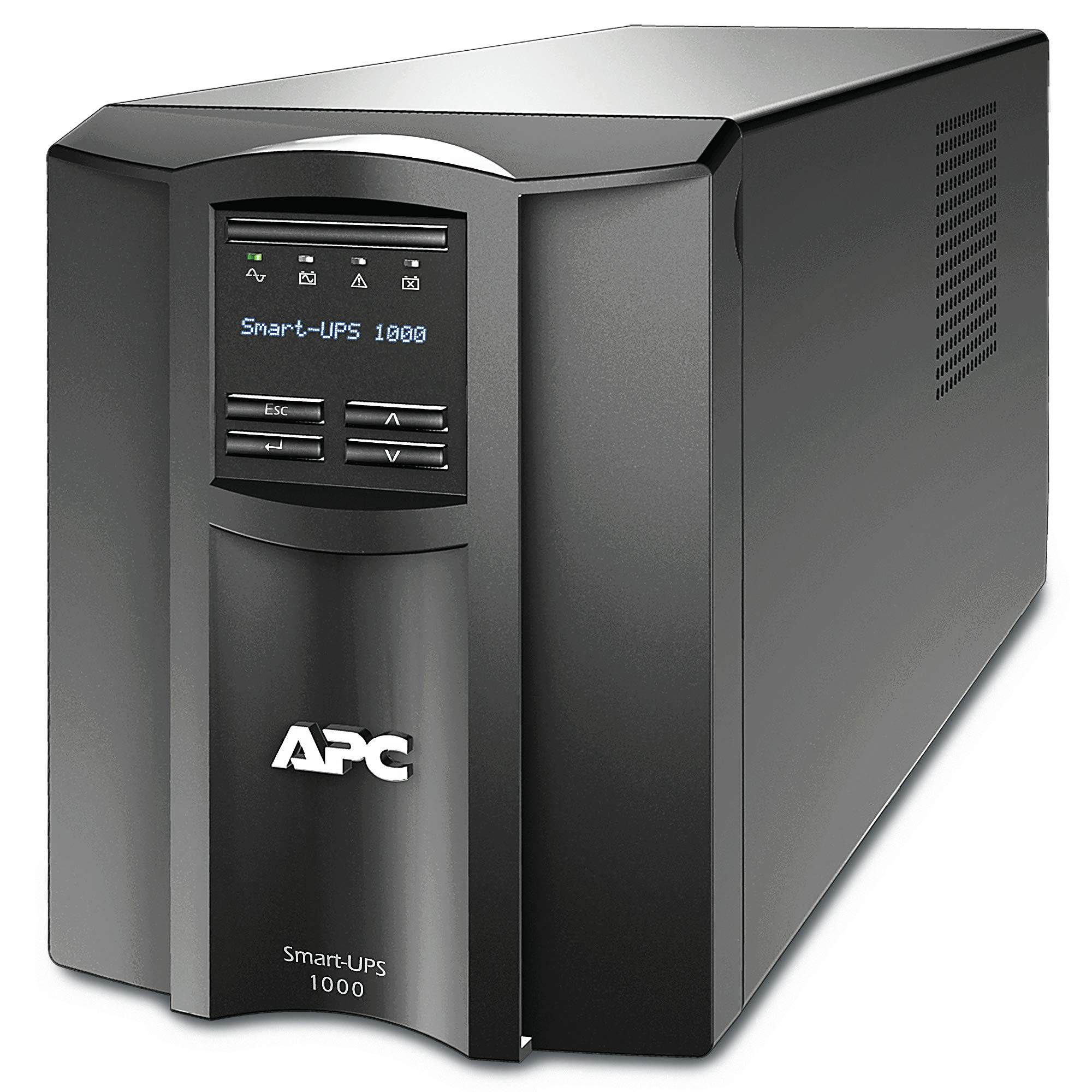 APC Smart-UPS SMT1000IC UPS AC 220/230/240V 700Watt 1000VA RS-232 USB output connectors 8 Black with APC SmartConnect