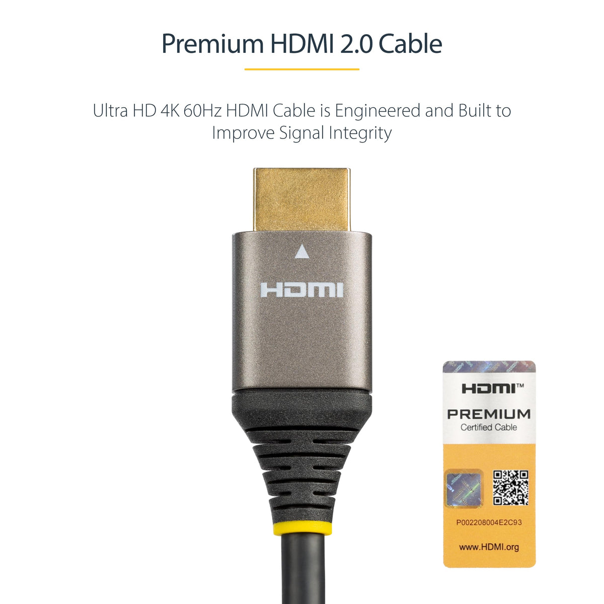 16ft/5m Certified HDMI 2.0 Cable 4K 60Hz