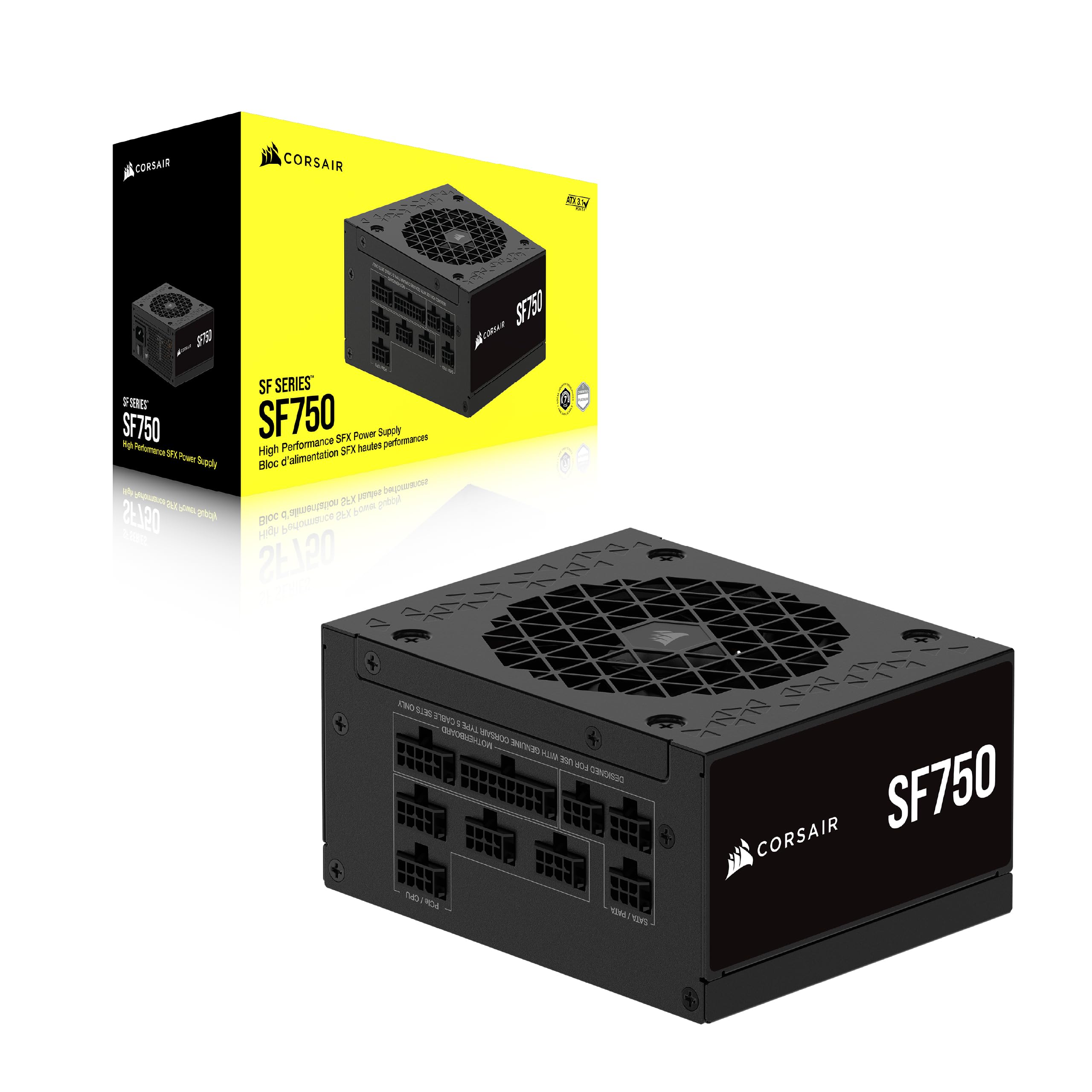 Alimentation Corsair SF Series CP-9020284-EU 750 W 24 broches ATX SFX Noir