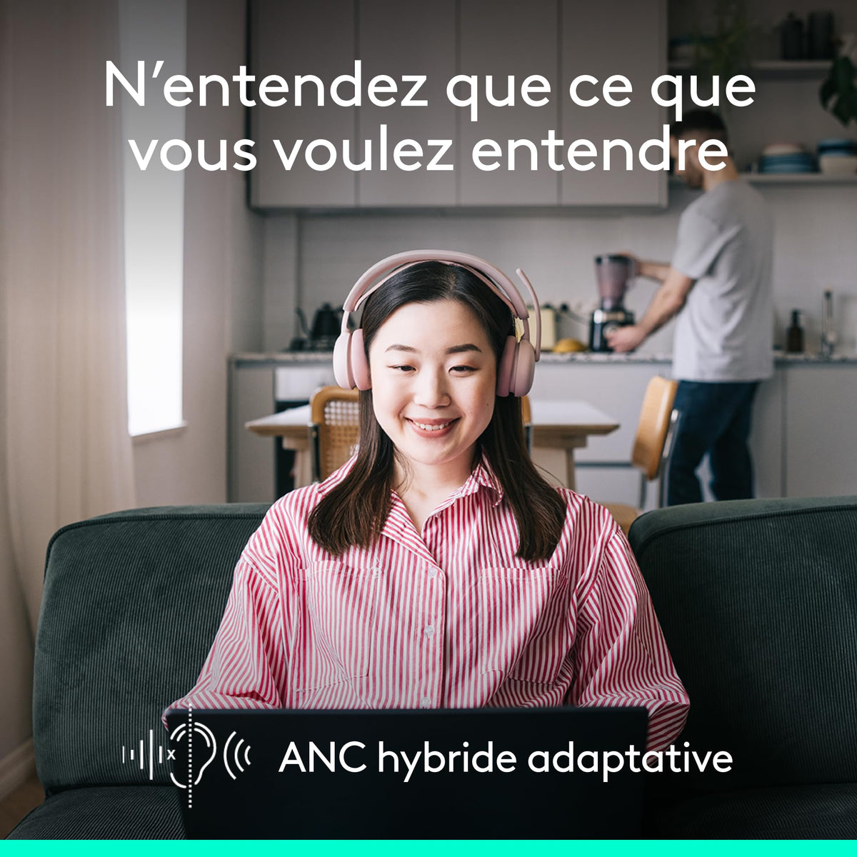 LOGITECH Zone Wireless 2 ES - Rose