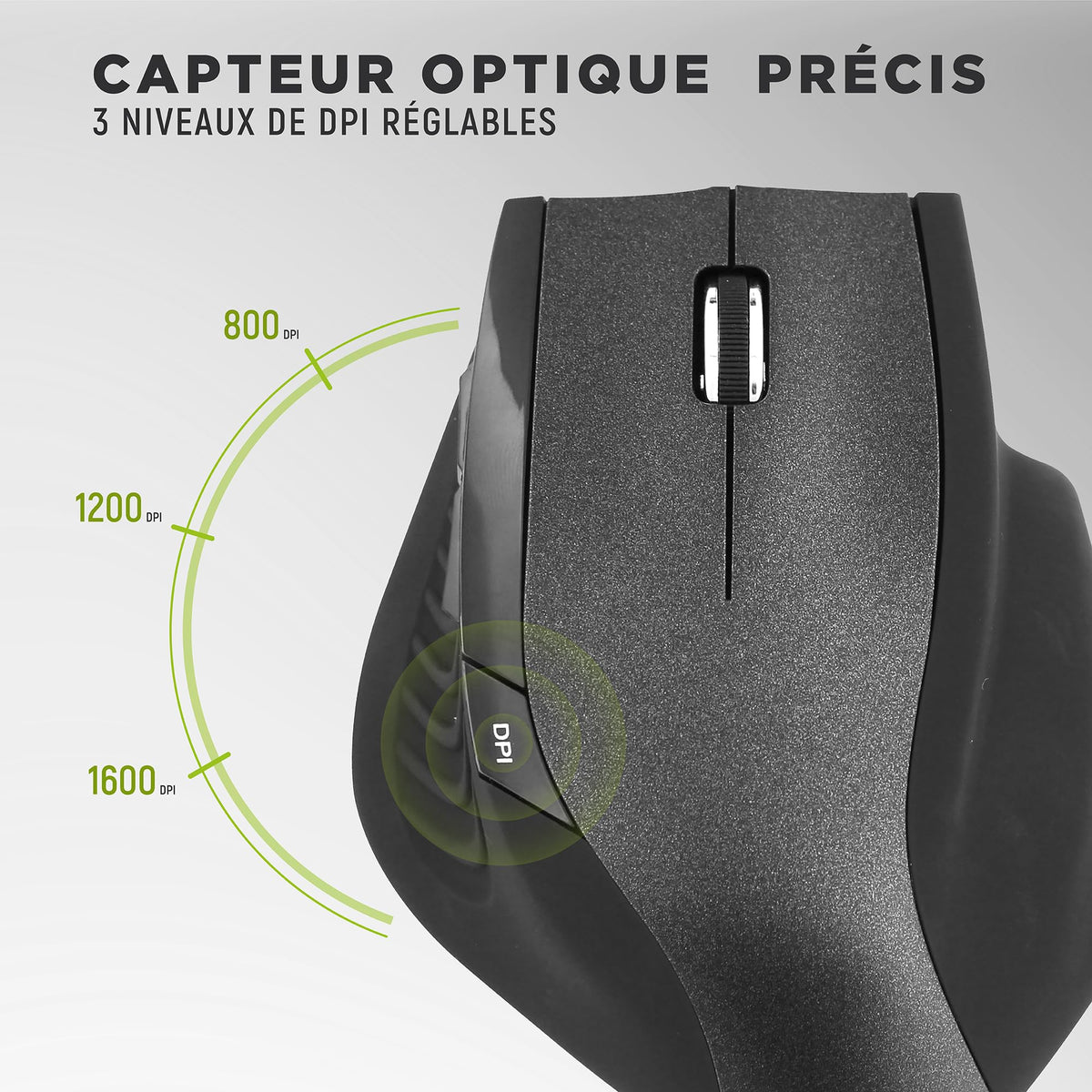 TNB ERGO Line Ergonomic Wireless Mouse Optimized Design For Comfortable Use