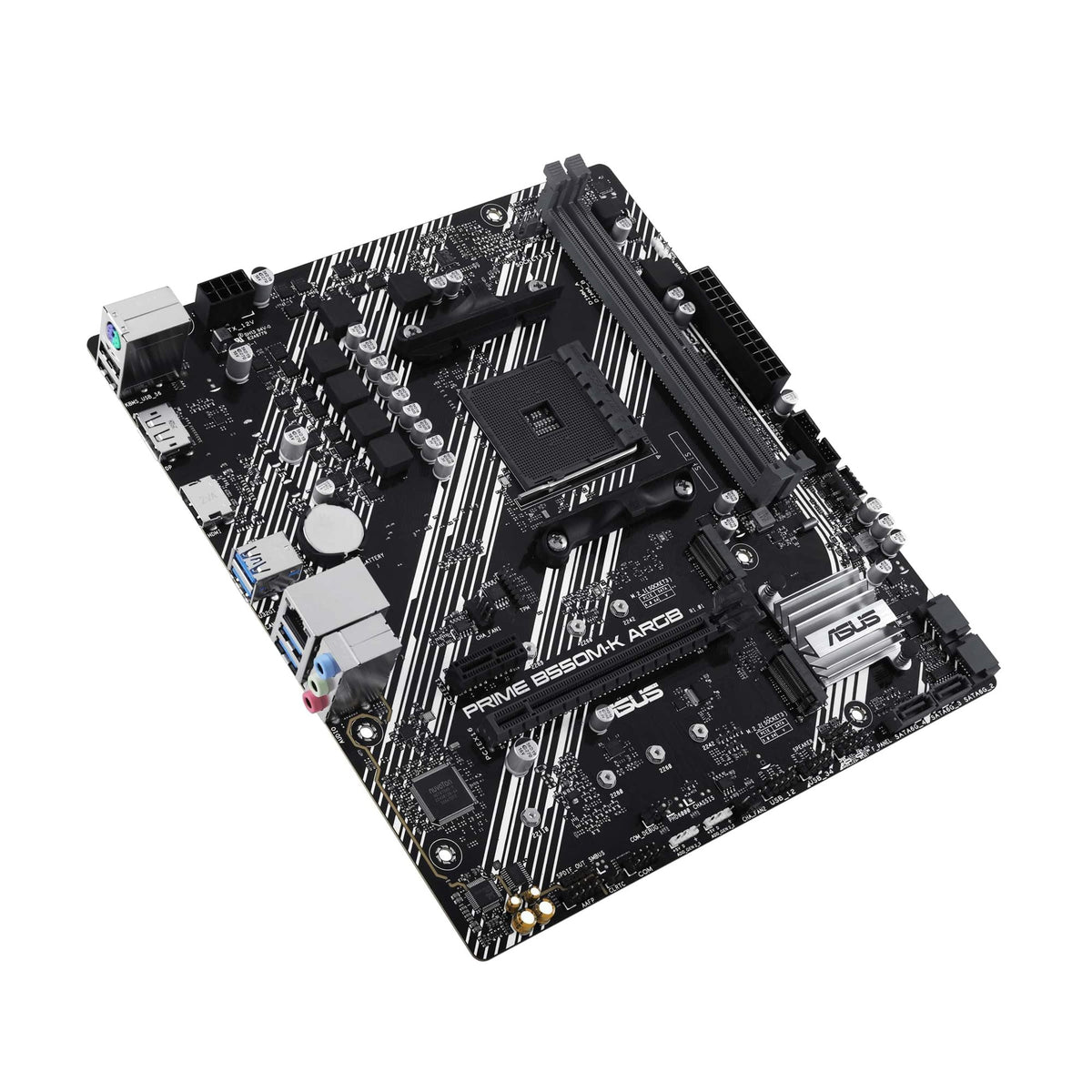 ASUS PRIME B550M-K ARGB AM4 2DDR4 microATX 4xSATA MB 1xHDMI 2.1 1xDP 1.4 2xM.2