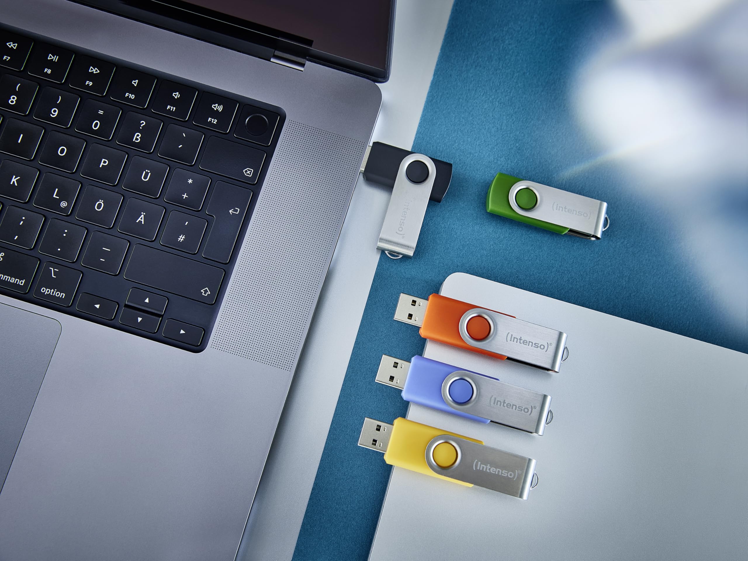 INTENSO Clé USB 2.0 Basic Line - Pack de 10 x 8 Go