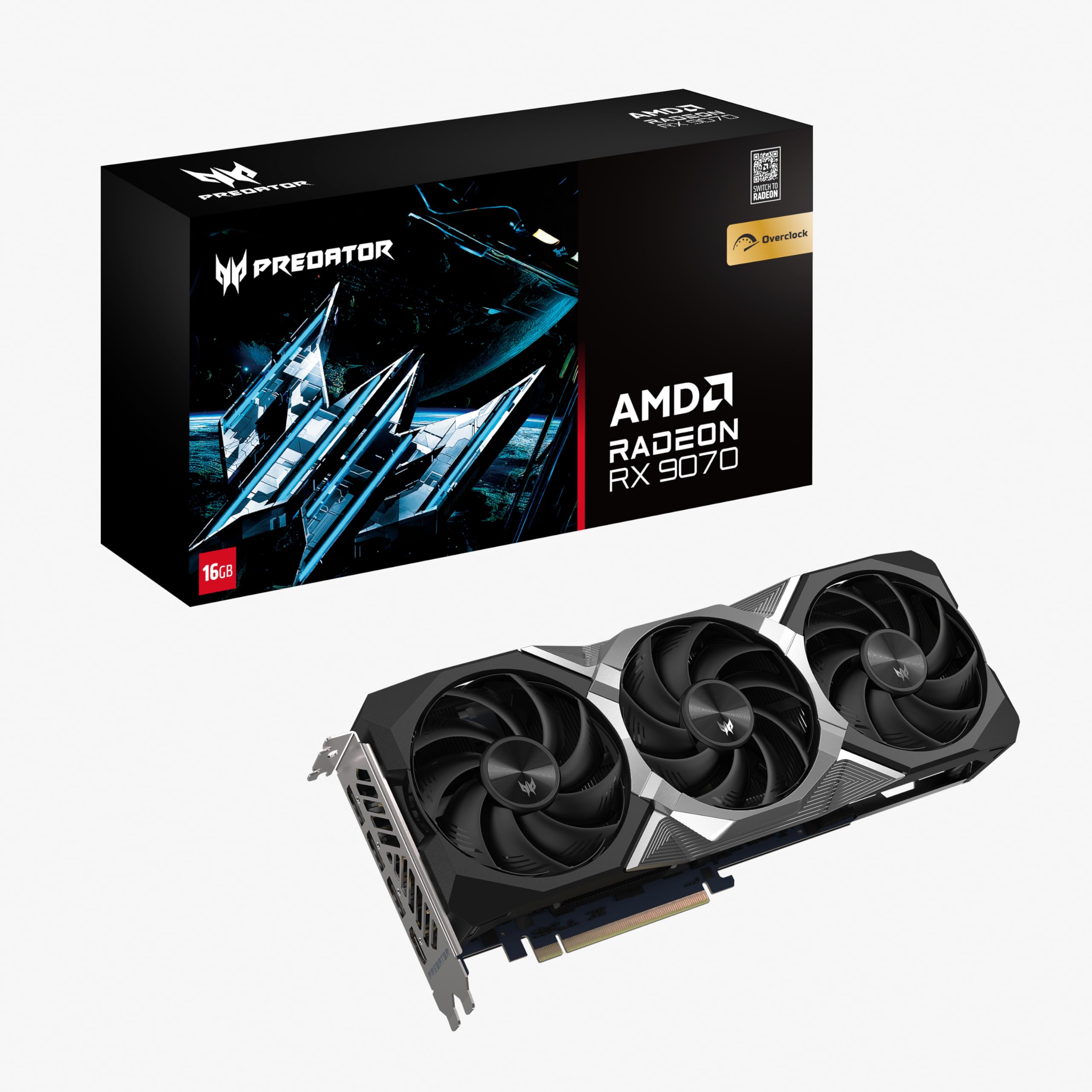 Predator AMD Radeon RX 9070 OC/16 GB