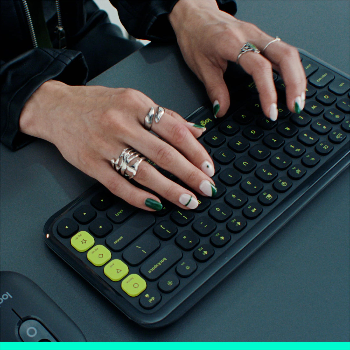 LOGITECH POP ICON KEYS - GRAPHITE (FR)