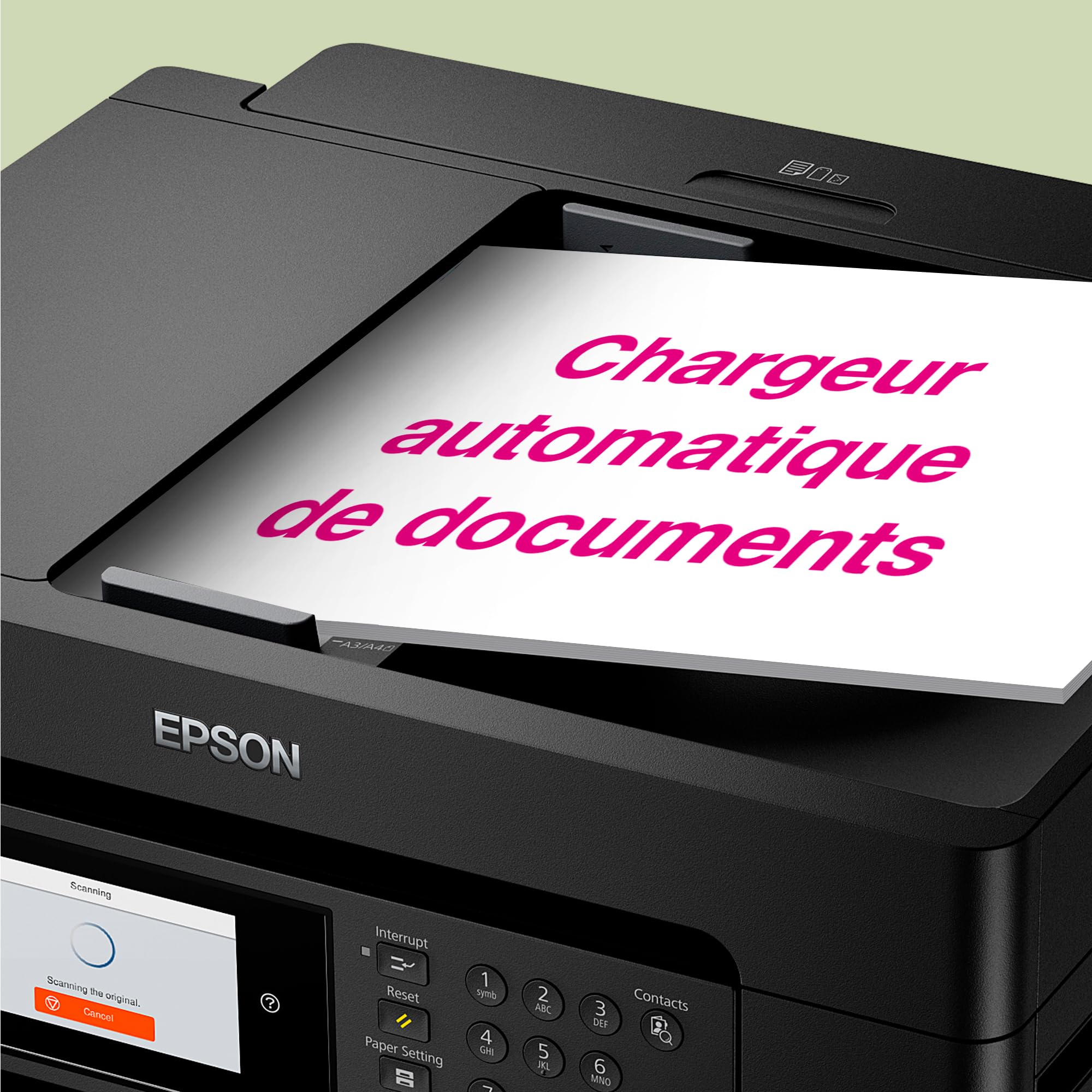 EPSON WorkForce WF-7840DTWF MFP colour ink-jet A3 297x420mm A3 25ppm print 550 sheets USB 2.0 LAN Wi-Fi USB host