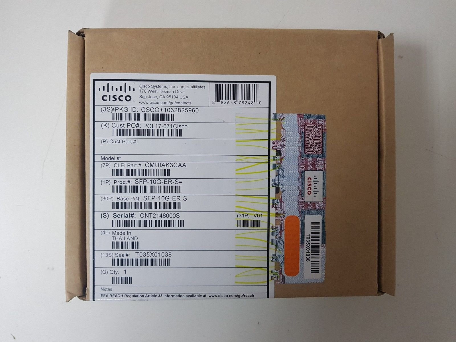 CISCO 10GBASE-ER SFP Module Enterprise-Class