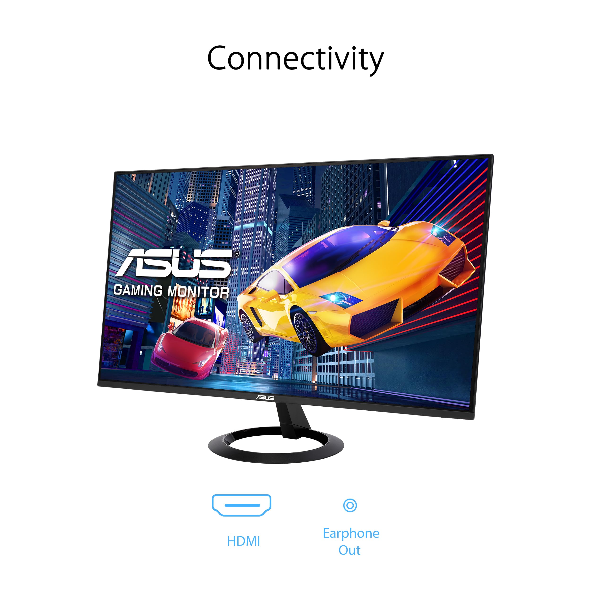 "ASUS VZ24EHF écran plat de PC 60,5 cm (23.8"") 1920 x 1080 pixels Full HD LCD Noir"