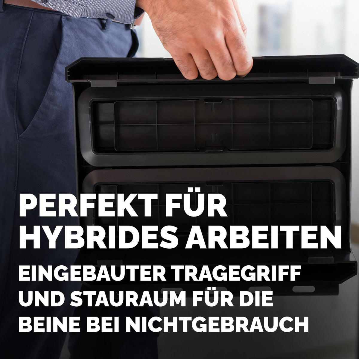 FELLOWES Monitor Support Breyta Black