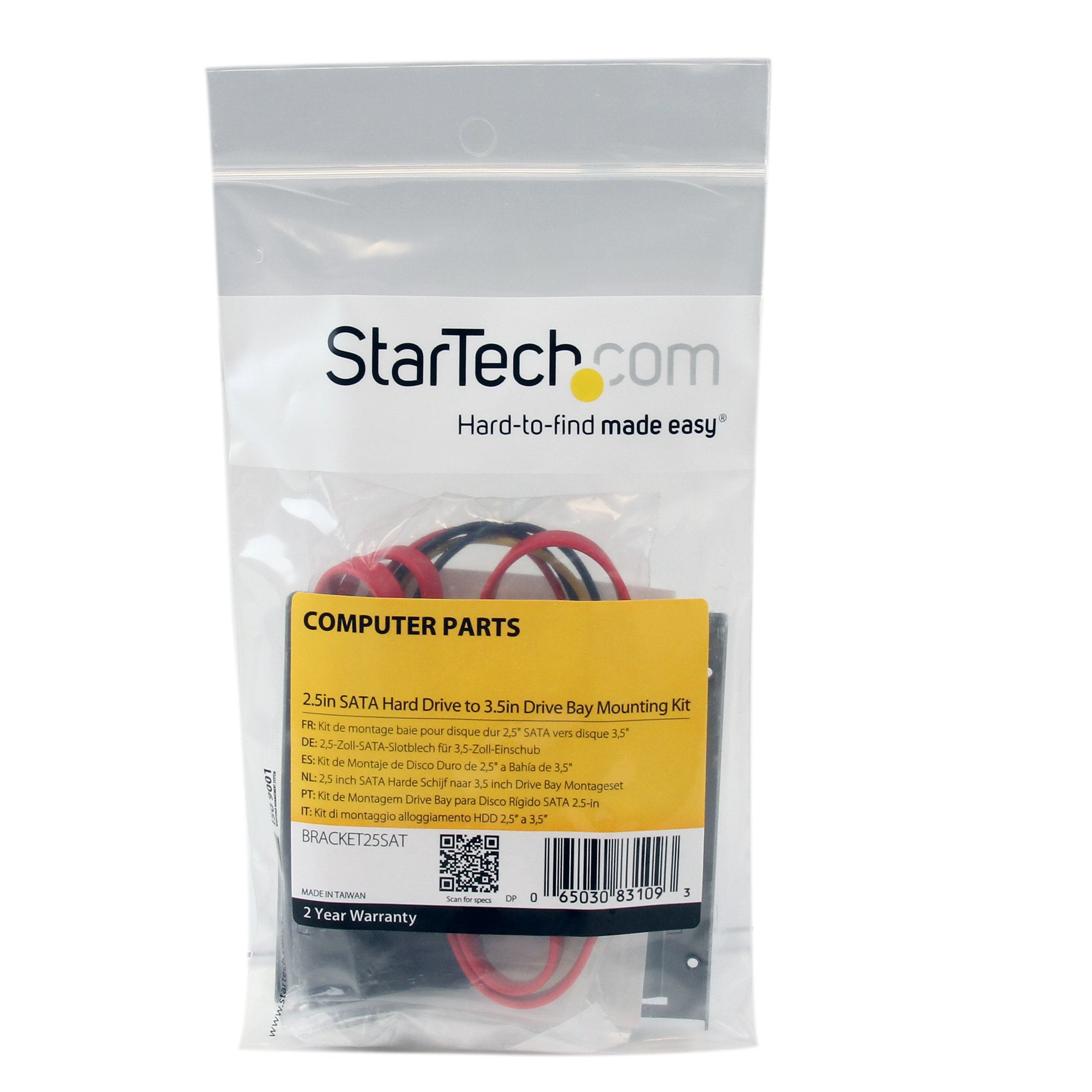2.5 HD to 3.5 Drive Bay Mounting Kit