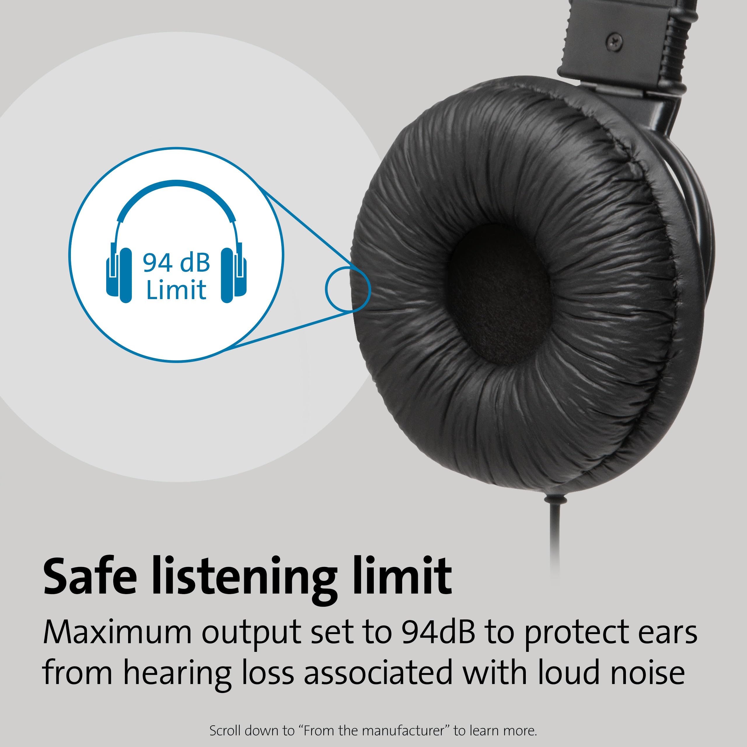 USB Hi-Fi Headphones with Mic