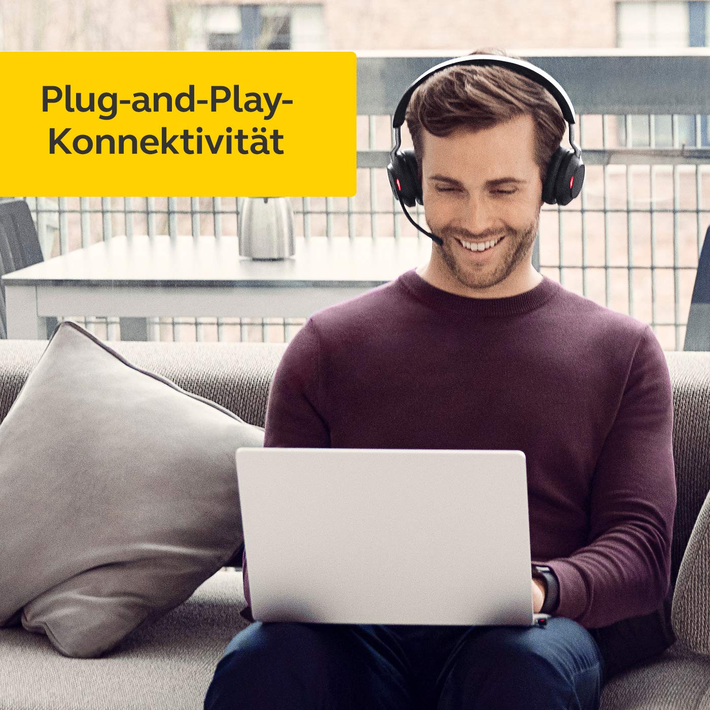 Jabra Evolve2 65 HS+Stand UC Stereo Blck