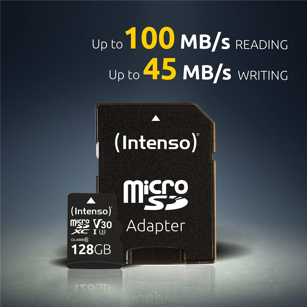 INTENSO Carte MicroSDXC UHS-I Professional Class 10 - 128 Go