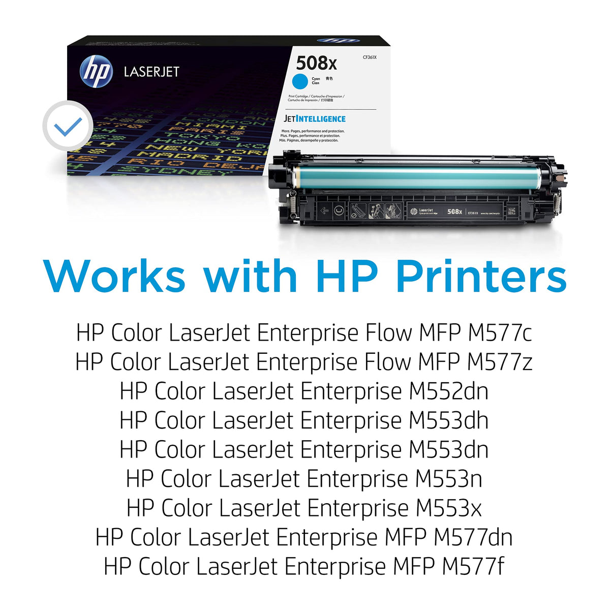 HP 508X original Toner cartridge CF361X cyan 9.500 pages high capacity