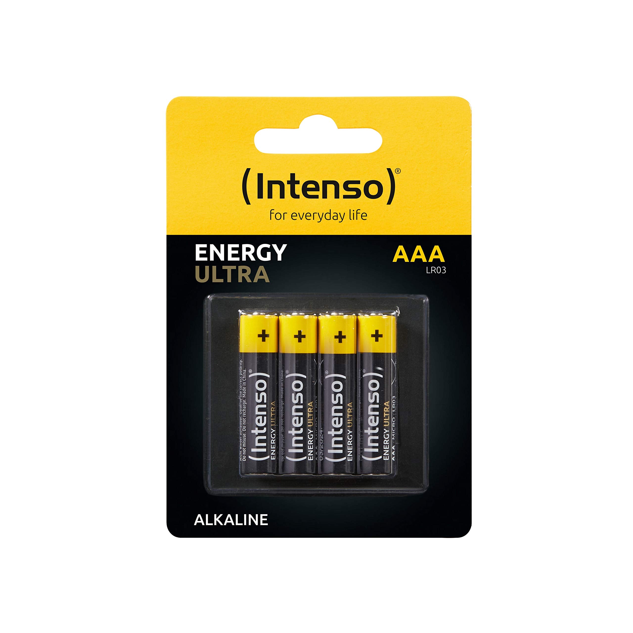 INTENSO Piles AAA LR03 - 4 pièces
