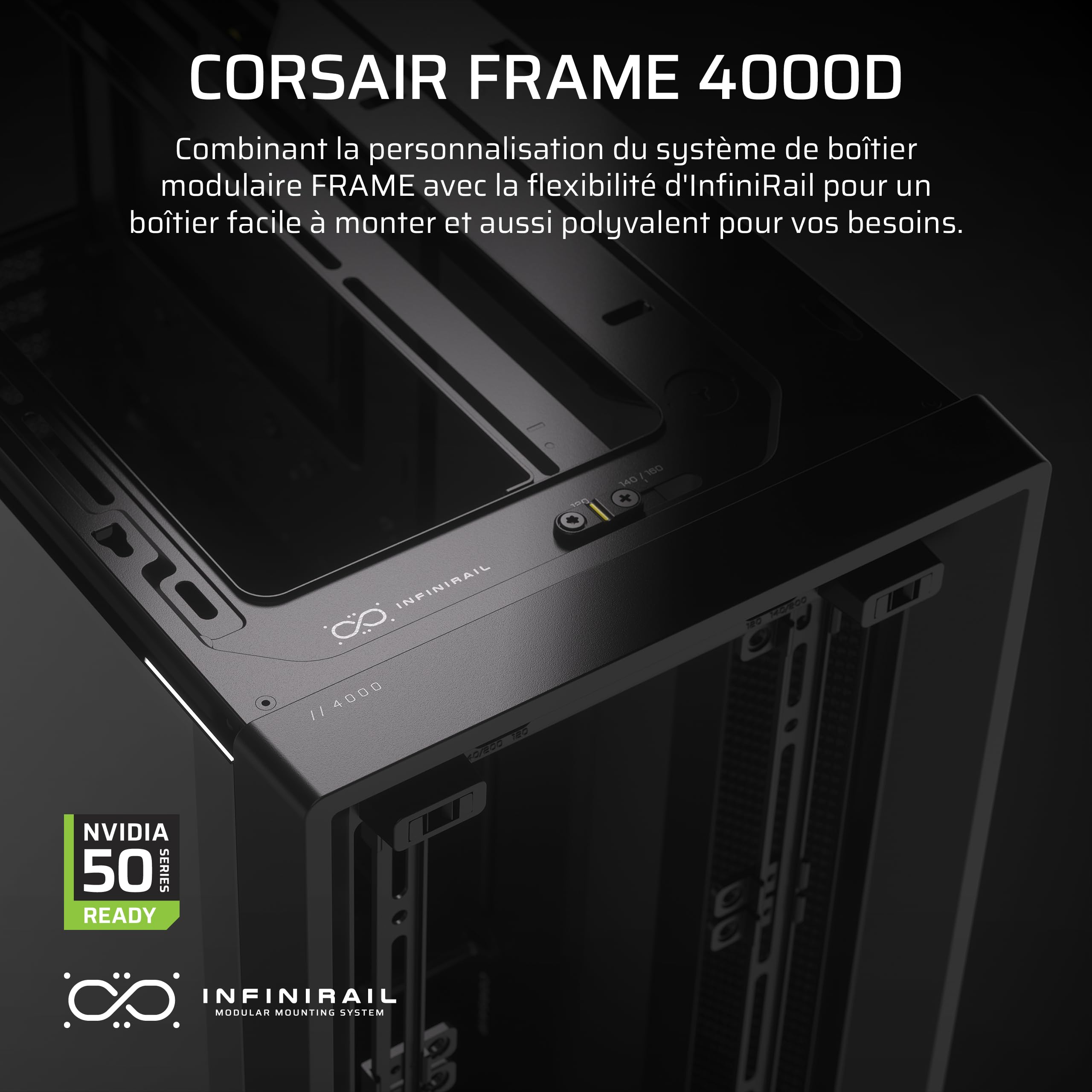 Corsair FRAME 4000D Midi Tower Noir