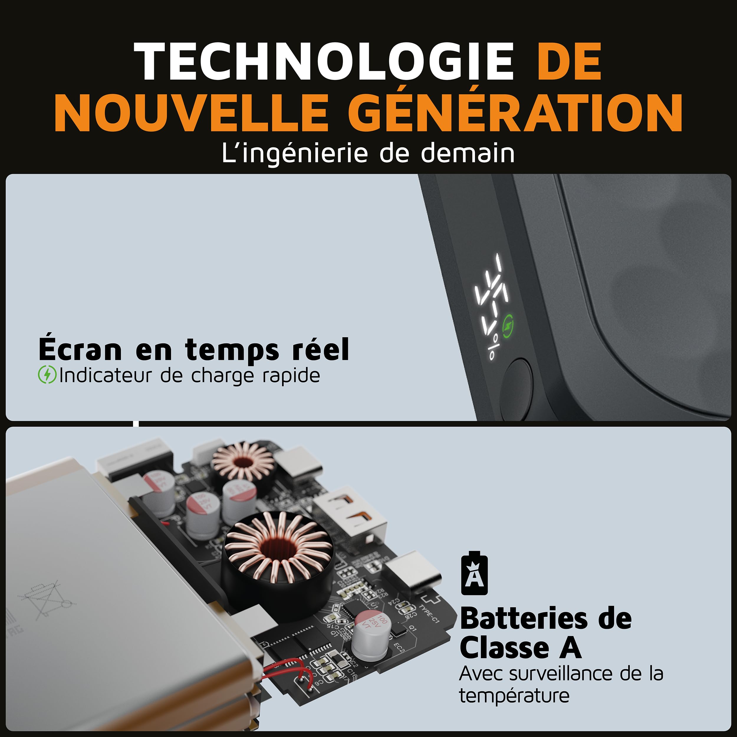XTORM Batterie externe Fuel 67W 27000 mAh noir