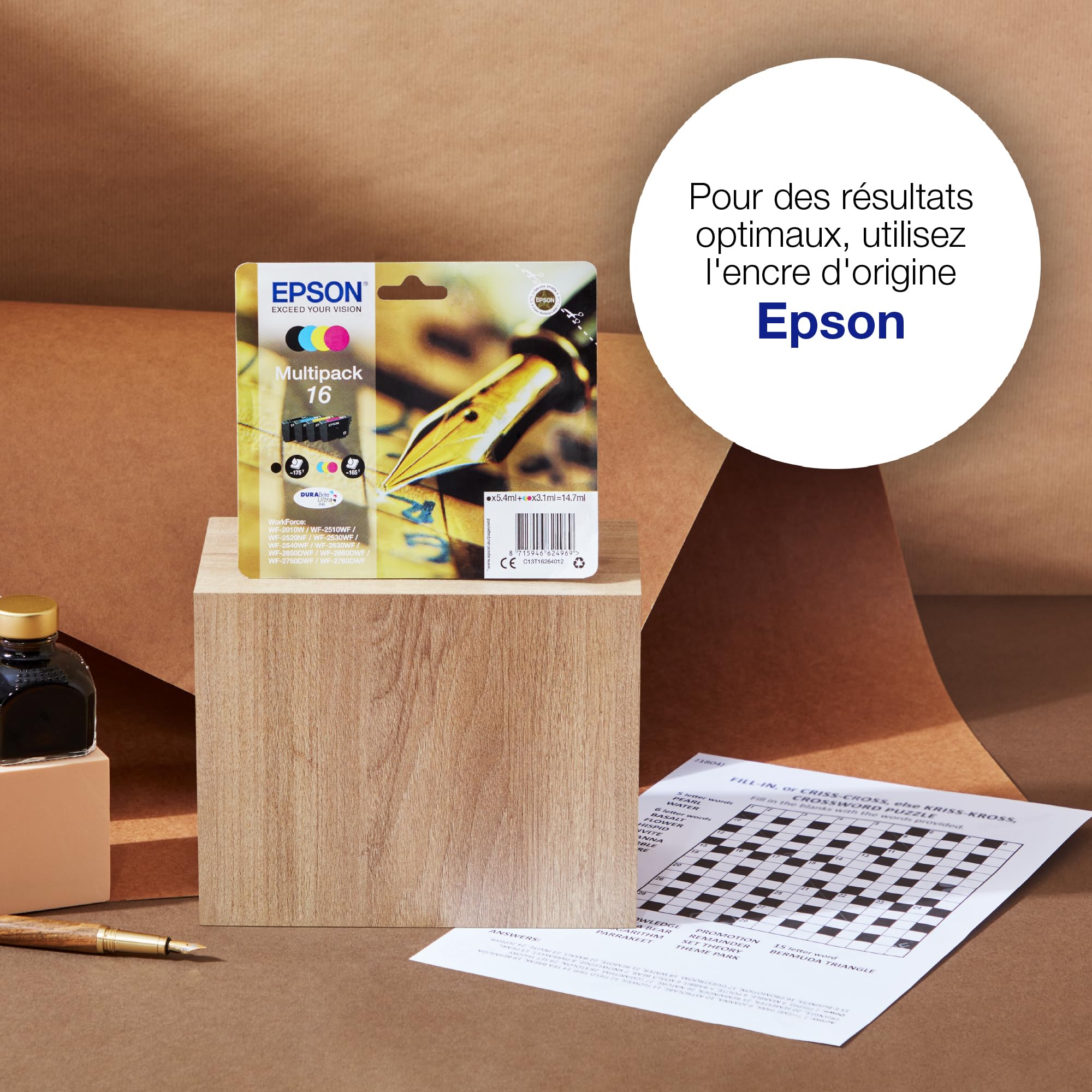 Ink/16XL Pen+Crossword 12.9ml BK