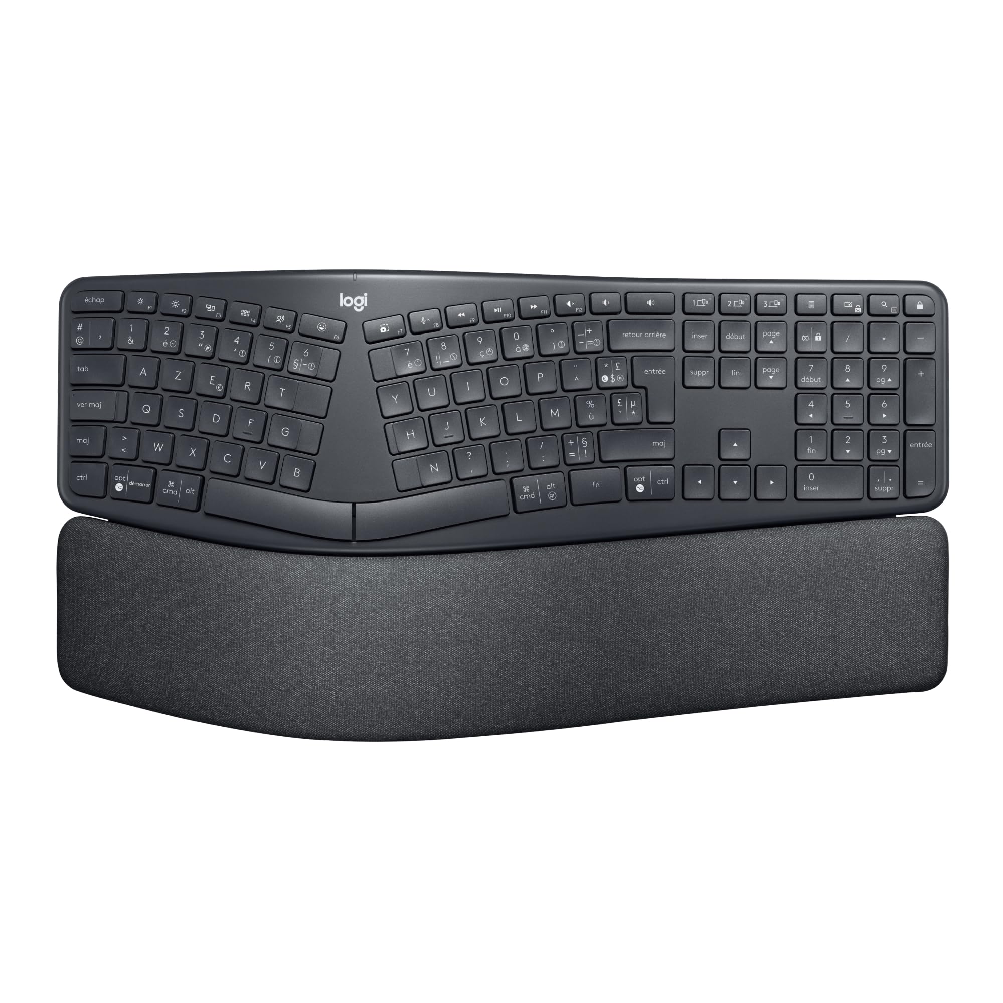 LOGITECH ERGO K860 - GRAPHITE - 2.4GHZ/BT - CENTRAL (FR)