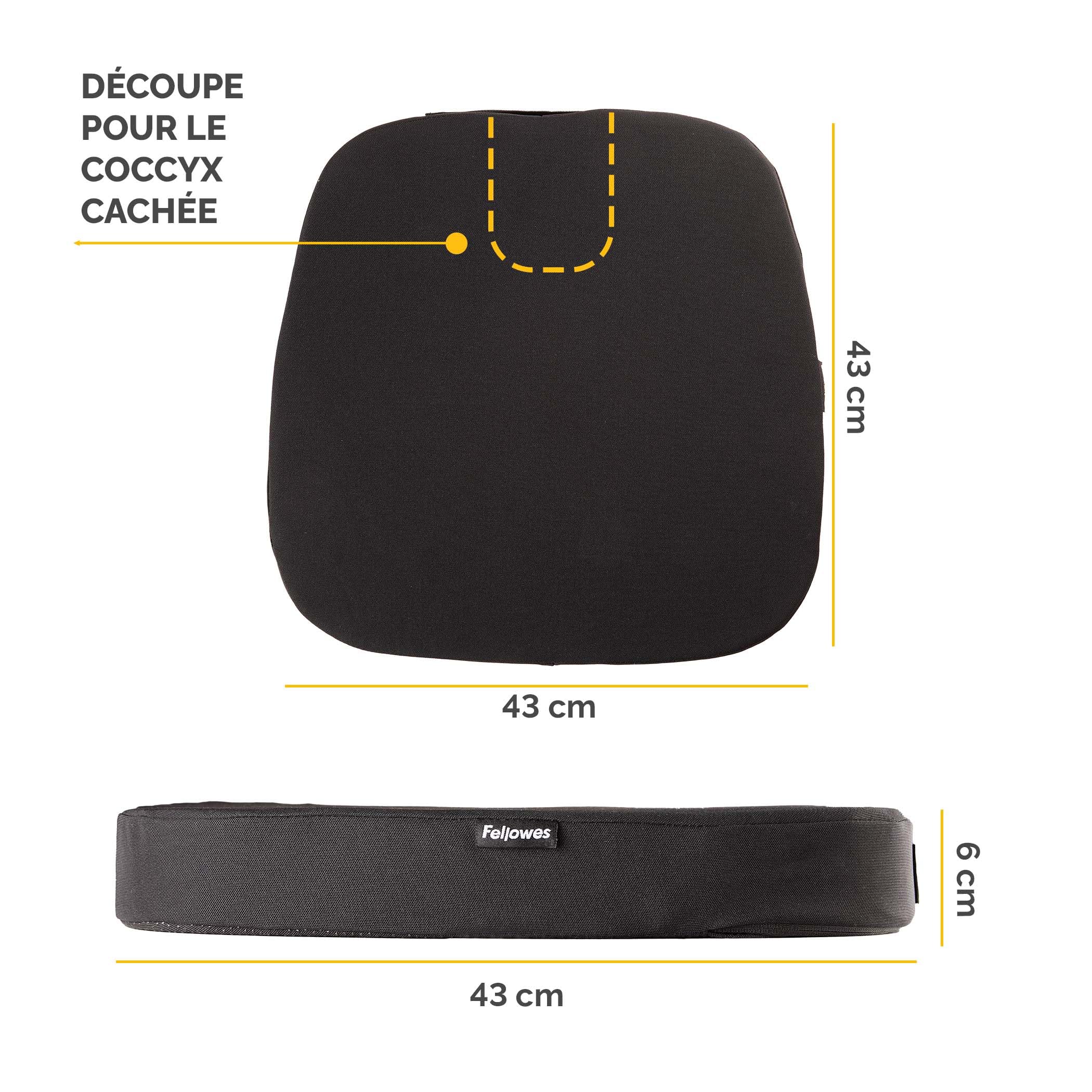 FELLOWES Coussin dassise Breyta