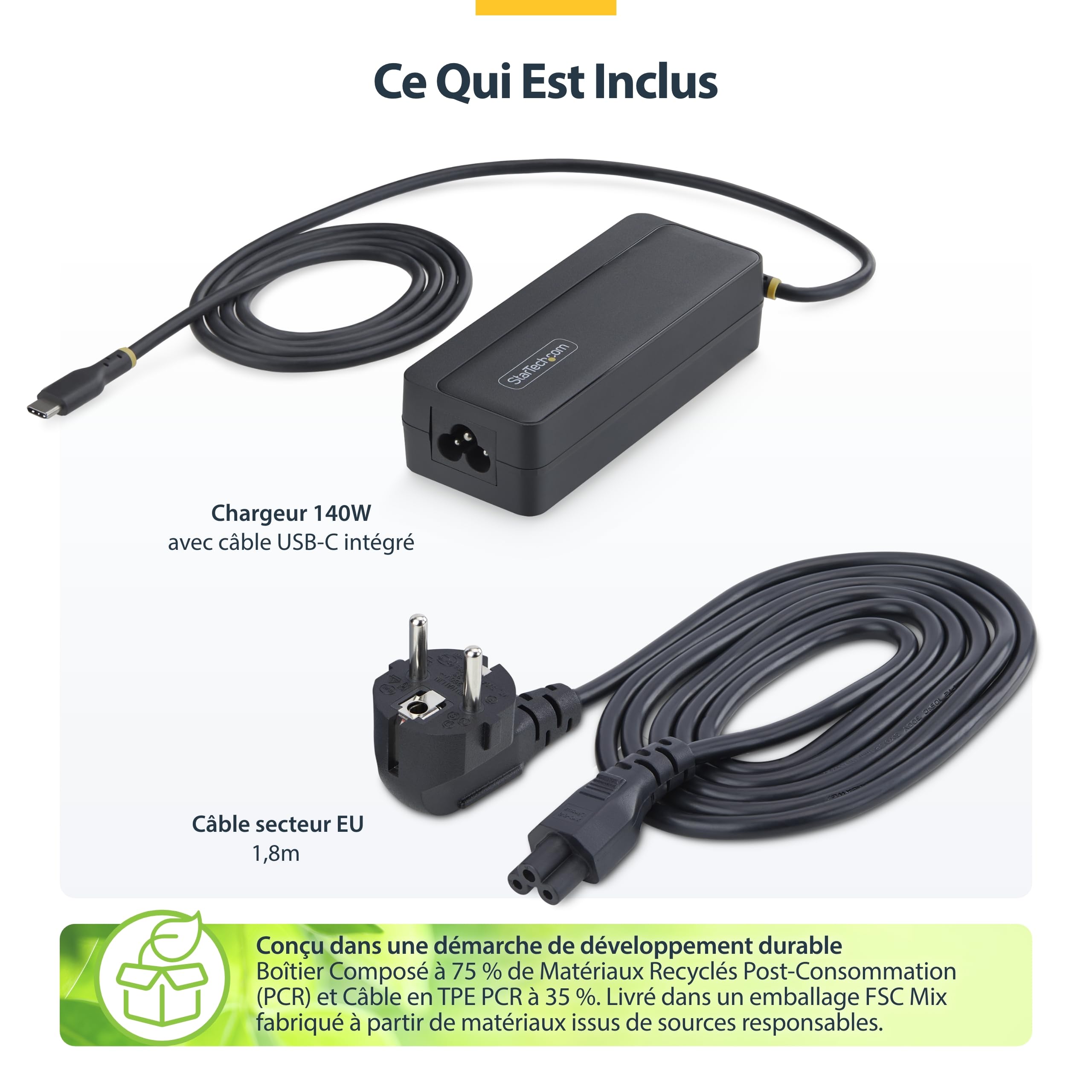 140W USB-C Laptop Charger Adapter Brick