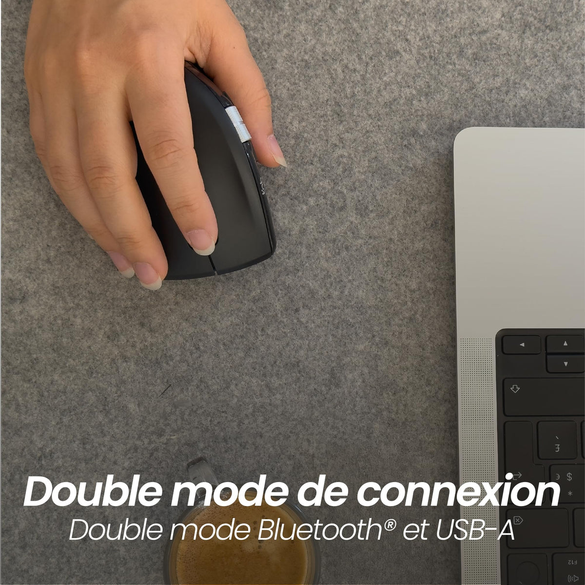 TNB INFINITEPRO - Rechargeable Wireless Mouse With Double Wheel