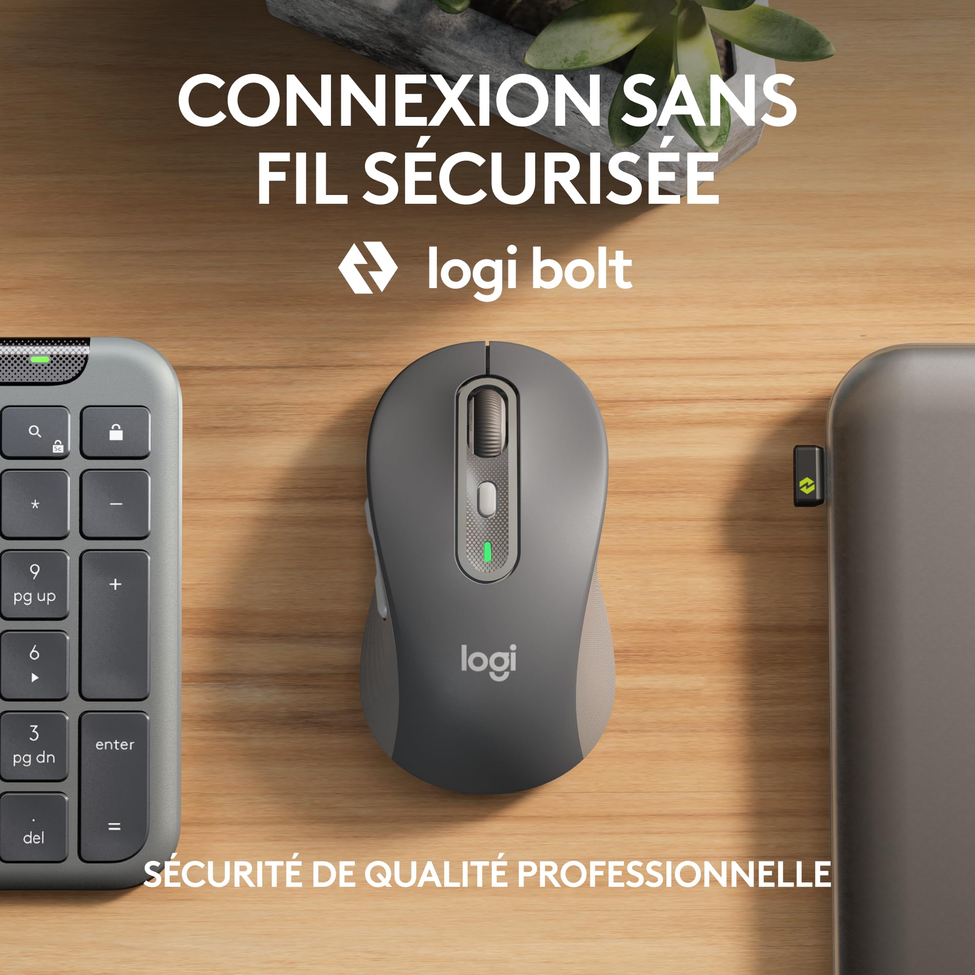 LOGITECH Signature Slim Combo MK950 for Business - Graphite - CENTRAL-419 (FR)