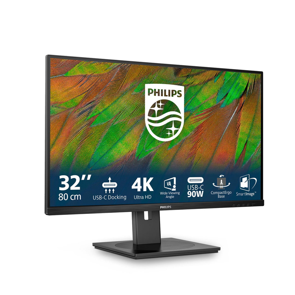 PHILIPS 32B1U3900/00 Ecran 31.5p UHD LED 16:9 VA 60Hz 2xHDMI 2.0 DP 1.4 UBS-C