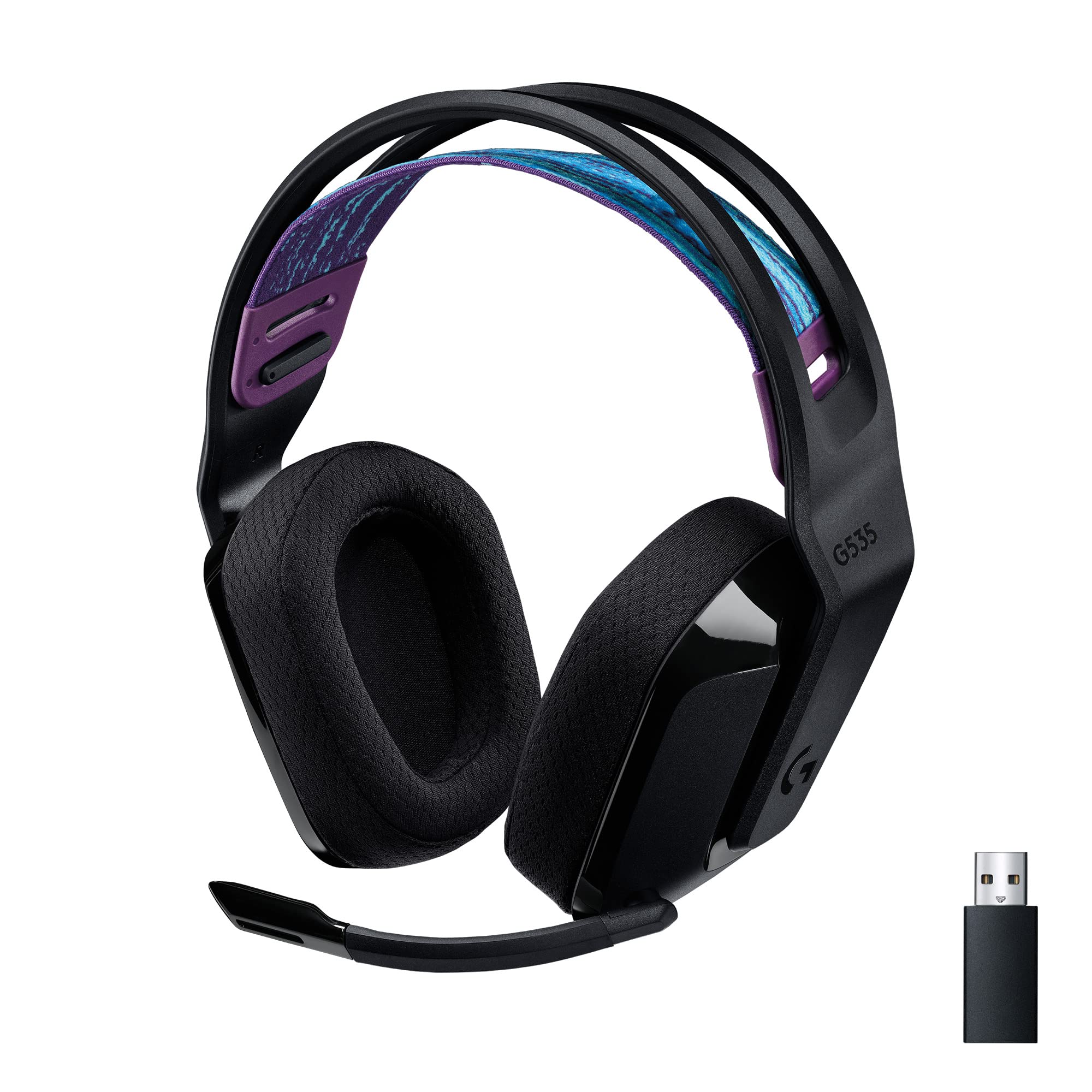 LOGITECH G G535 LIGHTSPEED Wireless Gaming Headset Headset full size LIGHTSPEED wireless black Discord Certified