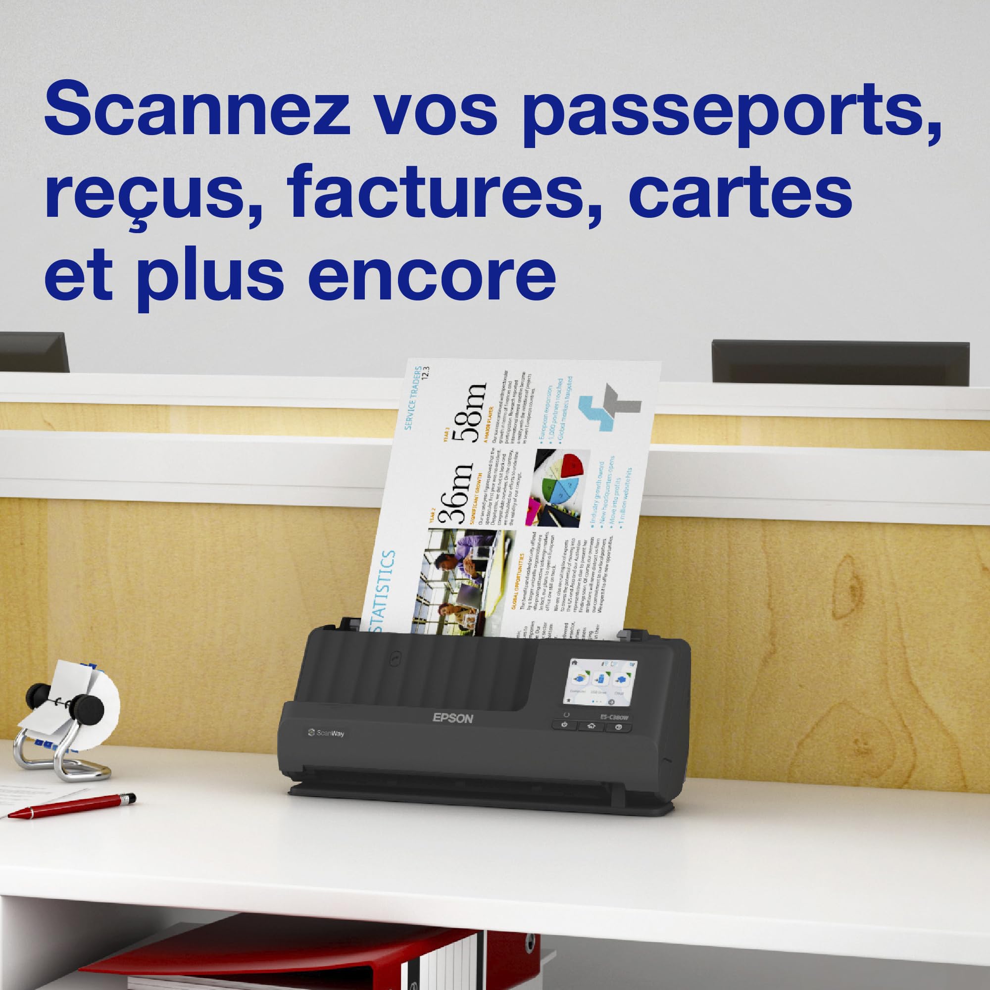 EPSON WorkForce ES-C380W Scanner 30ppm