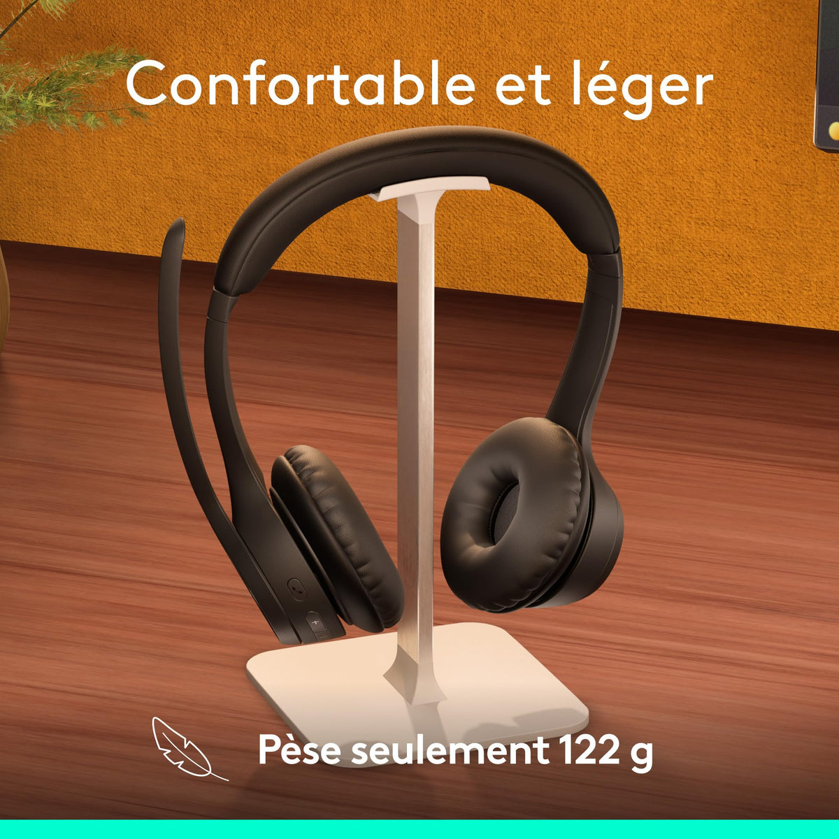 LOGITECH Headset - Zone 305 - Midnight Black - 2.4GHZ/BT - PLUGC - EMEA28-935 - BUNDLE UC