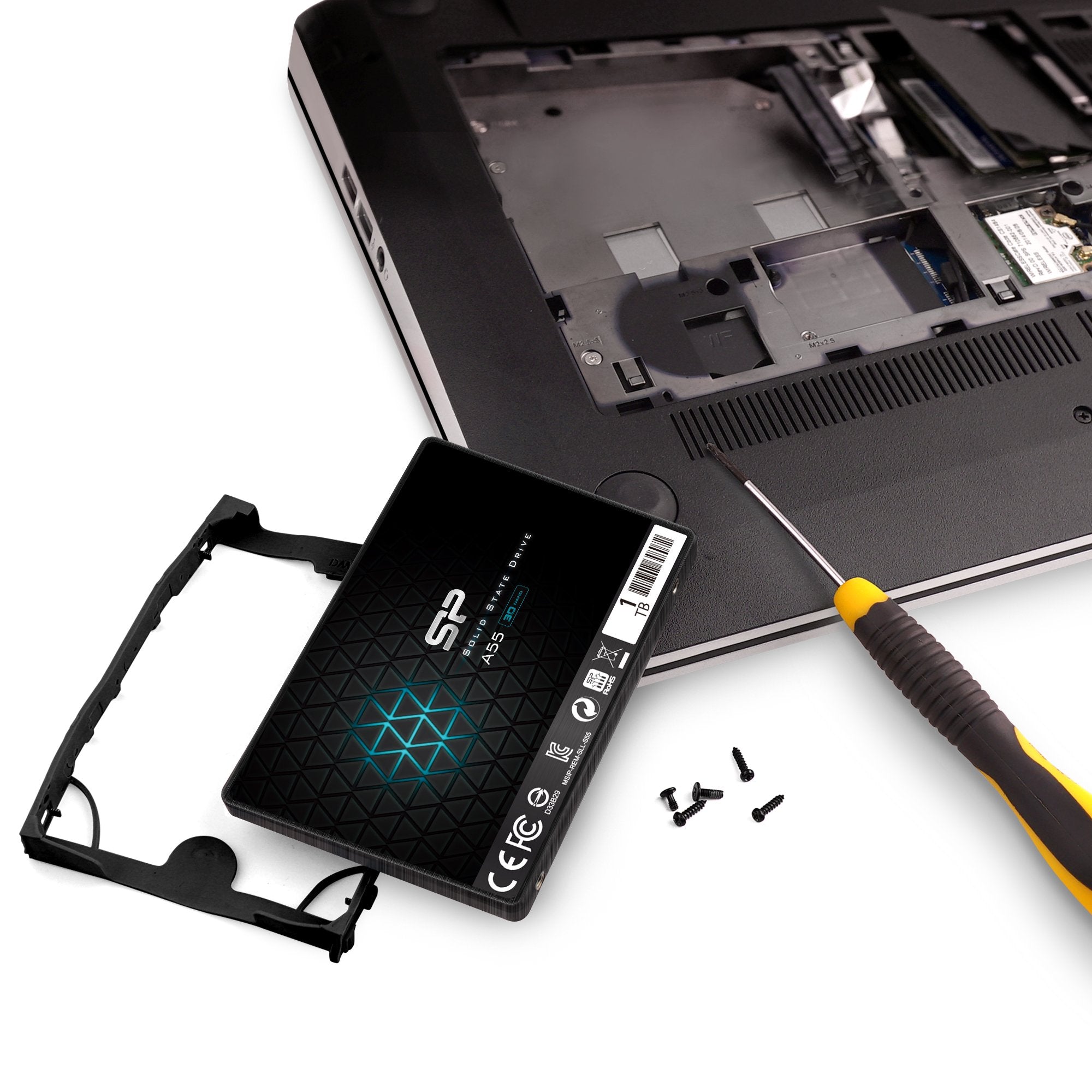 SILICON POWER SSD Ace A55 1To 2.5p SATA III 6Go/s 560/530 Mo/s