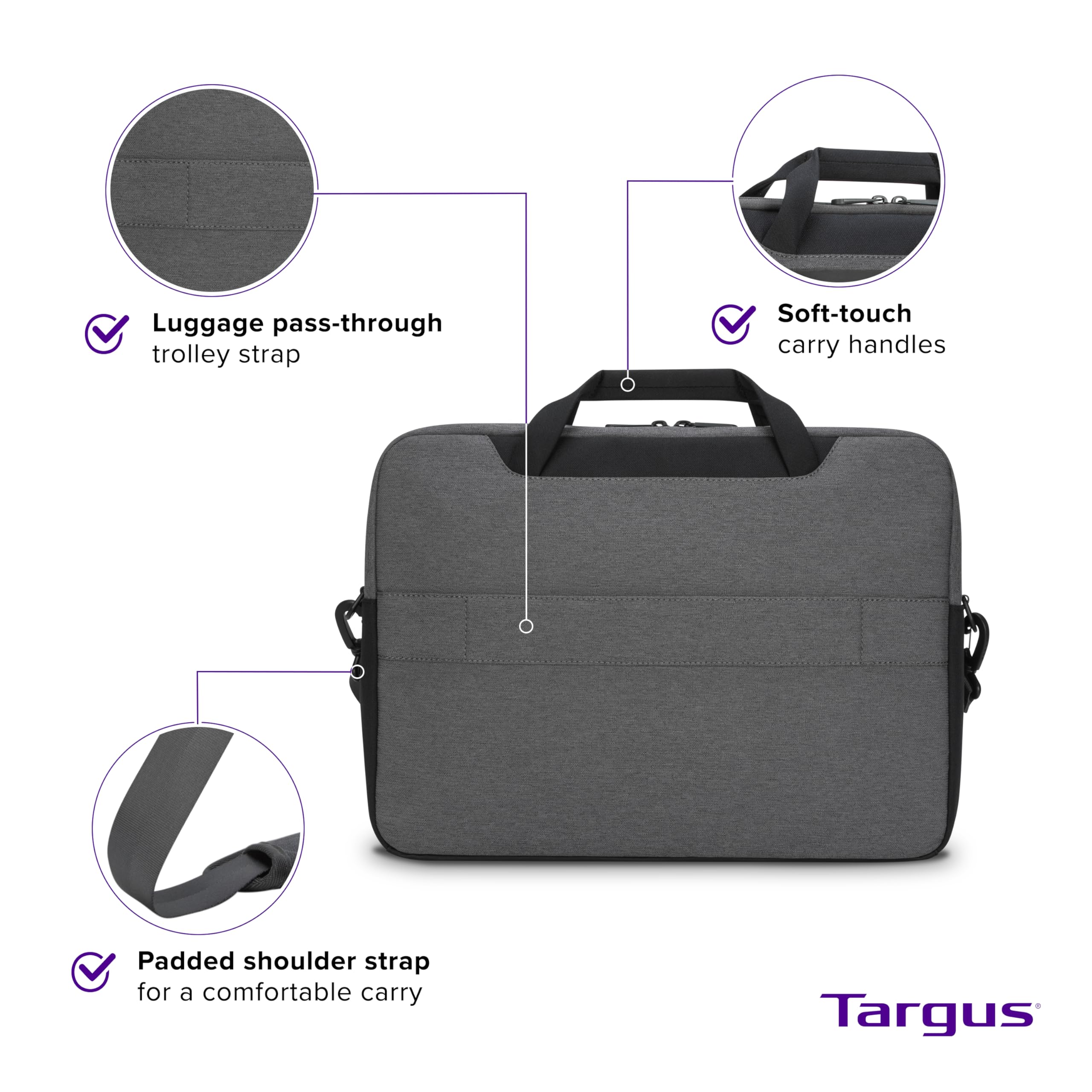 TARGUS Cypress Eco Slipcase 15.6p Grey