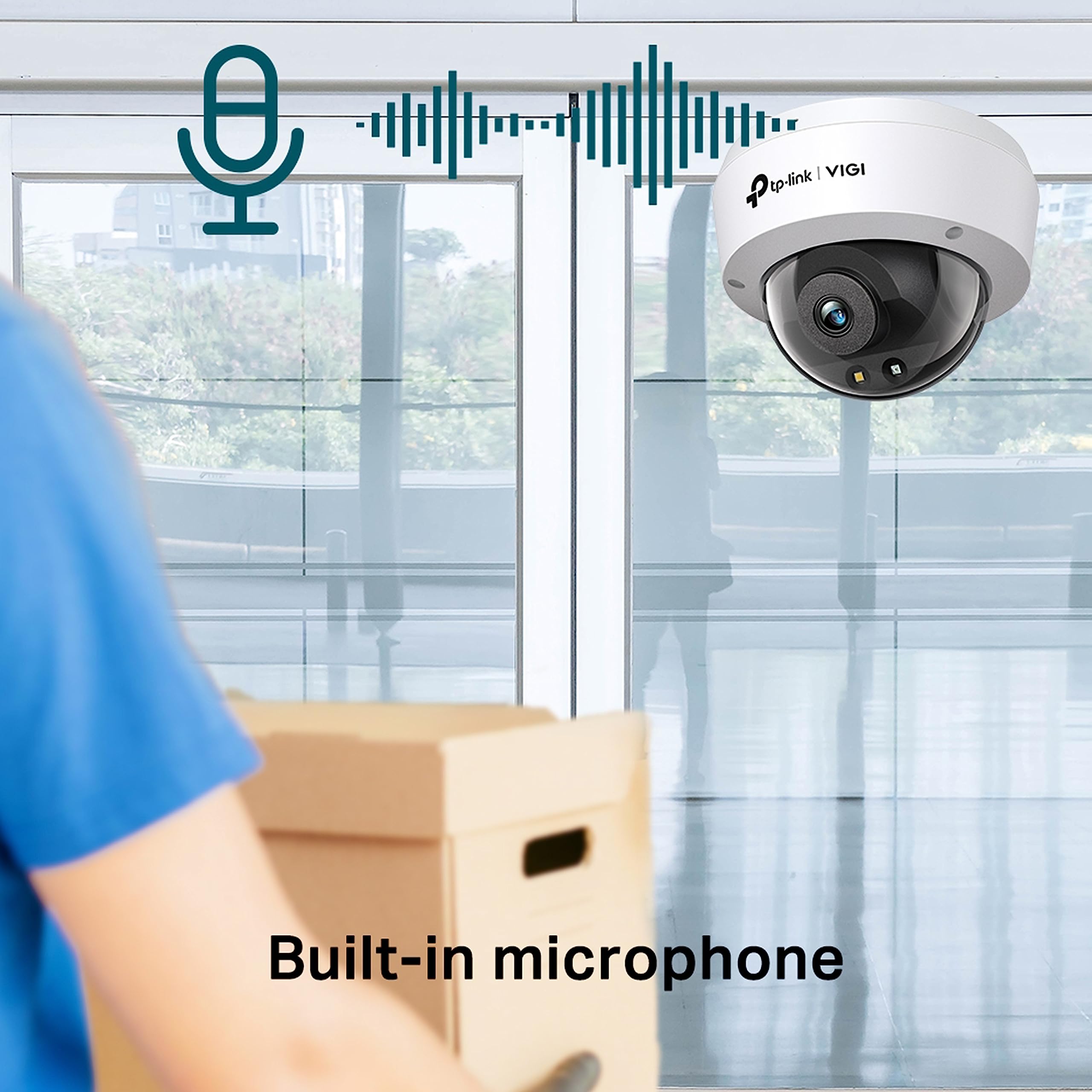 TP-LINK VIGI C240 2.8MM 4MP Full-Color Dome Network Camera