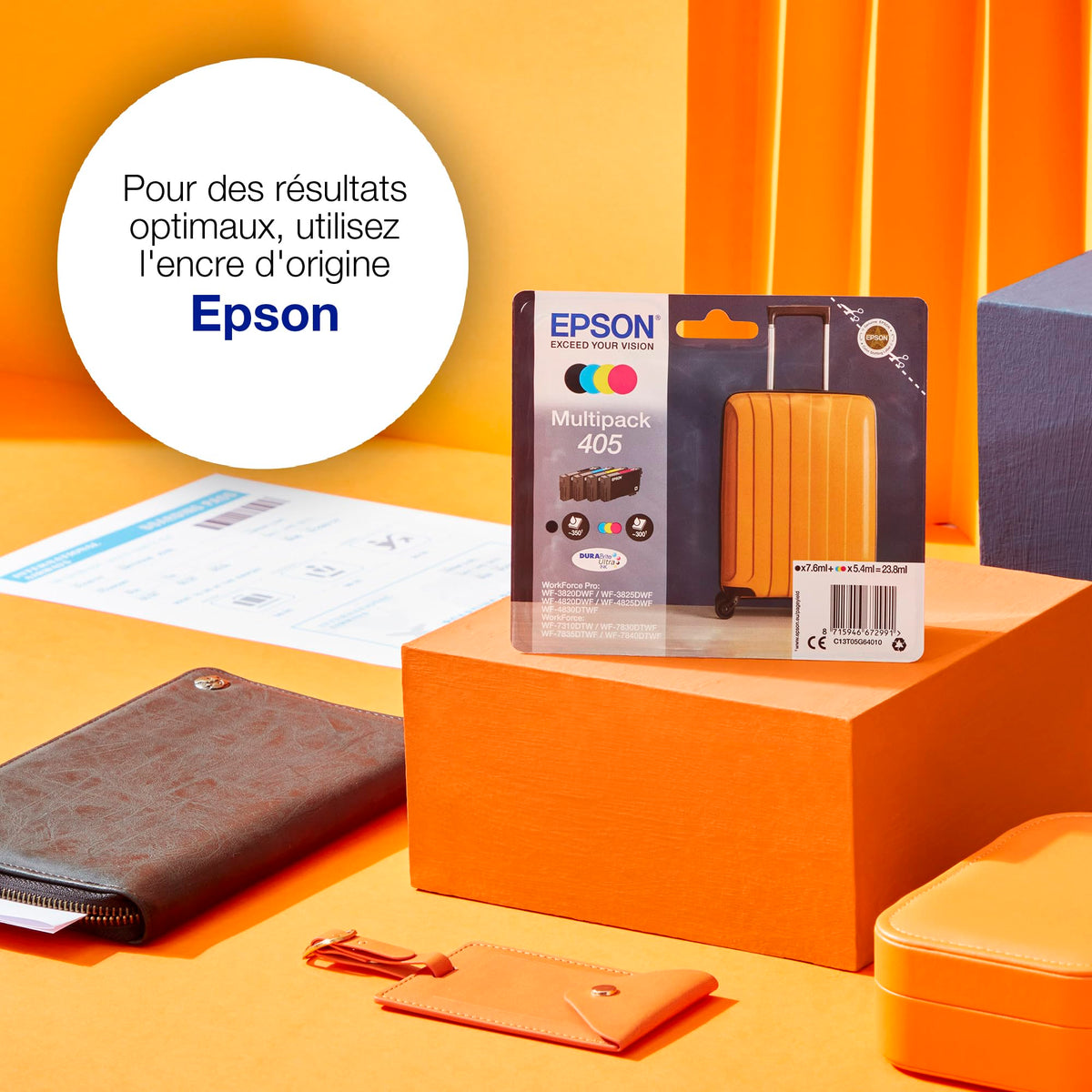 EPSON 2LB Singlepack Magenta 405 DURABrite Ultra Ink