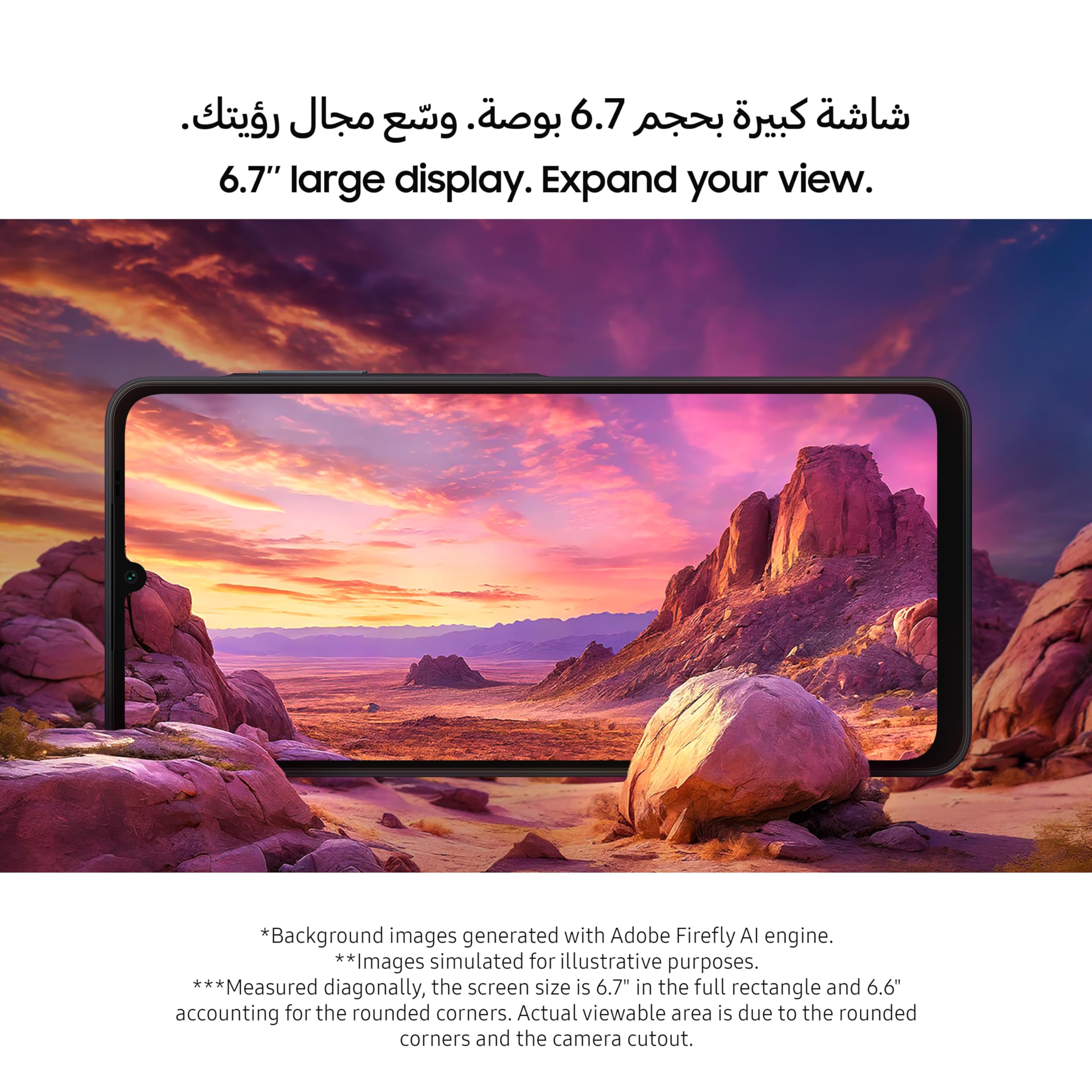 Samsung A065F/DS Galaxy A06 (6.7'' - 128 Go, 6 Go RAM) Or