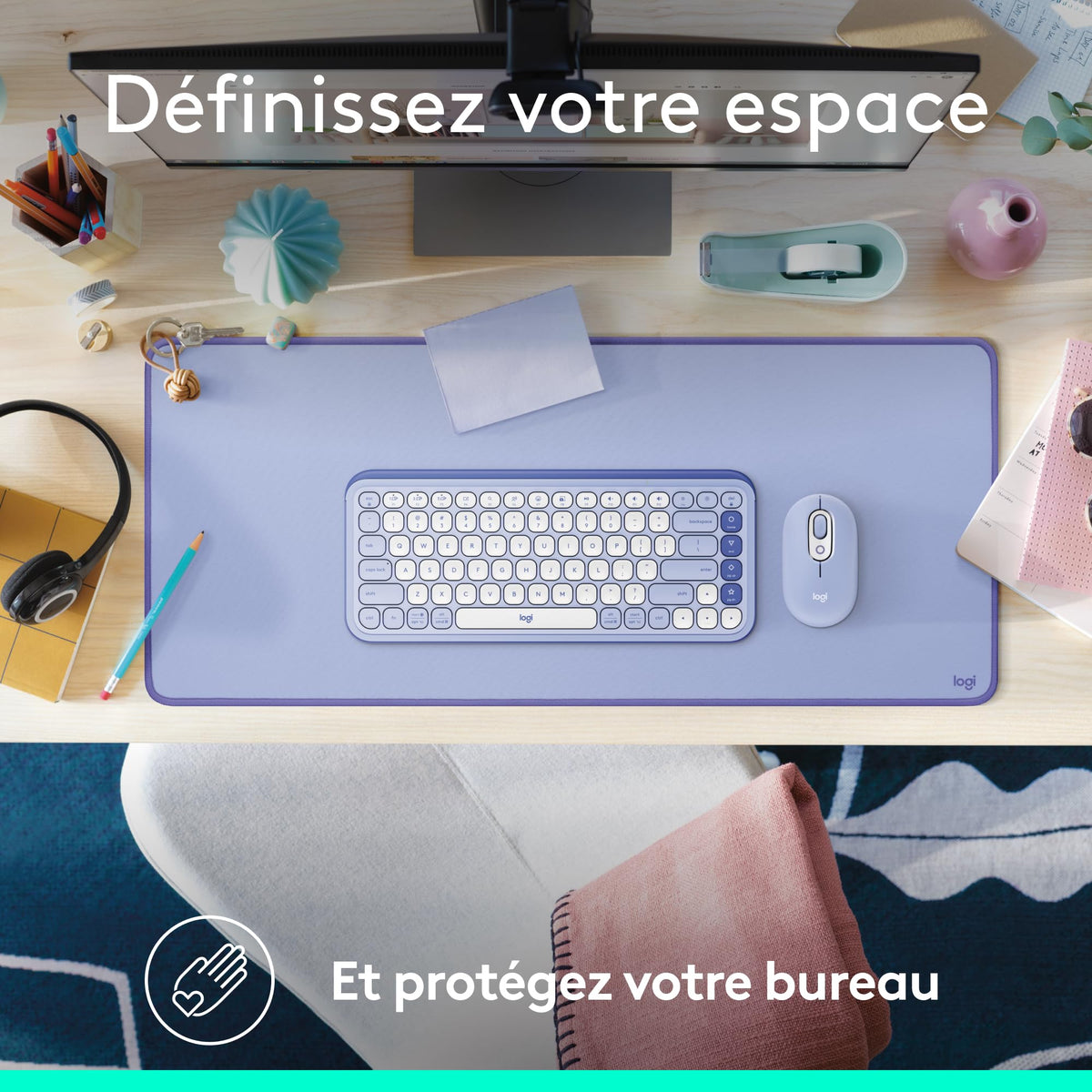 LOGITECH Desk Mat Studio Series Lilac