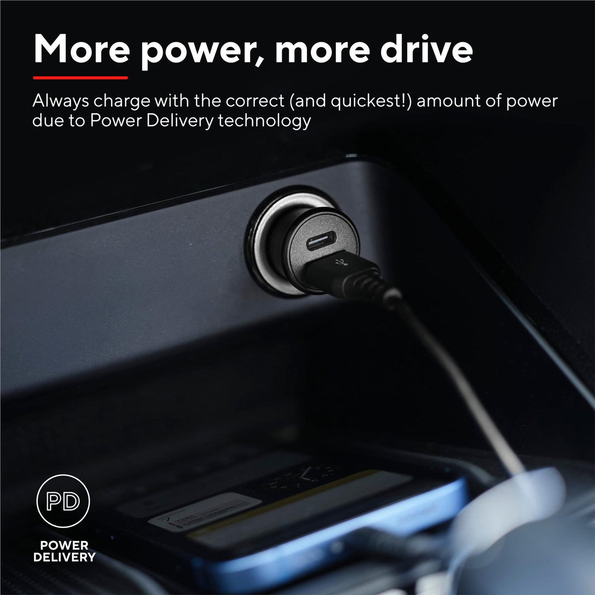 TRUST Chargeur voiture MAXO 38W 1x USB-A & 1x USB-C